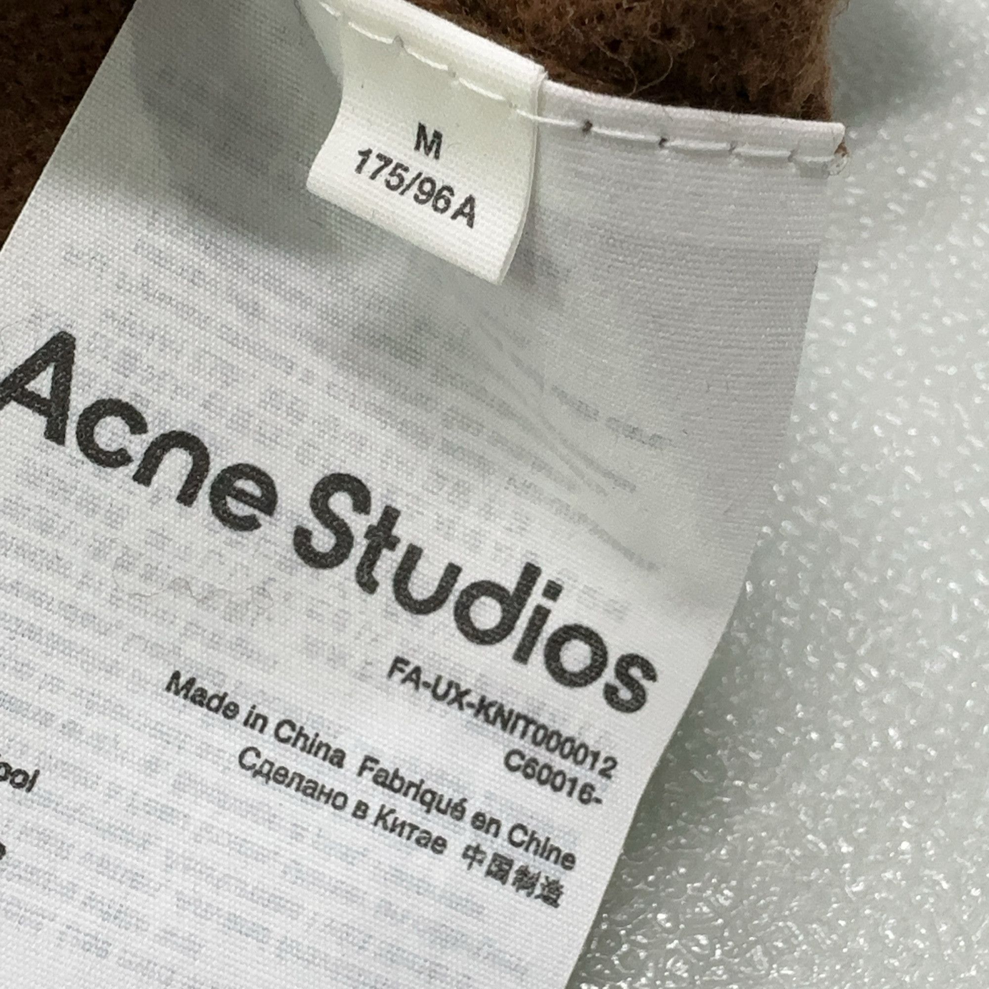 Acne Studios Acne Studios Logo Face Patch Wool Sweater M Size US M / EU 48-50 / 2 - 5 Thumbnail