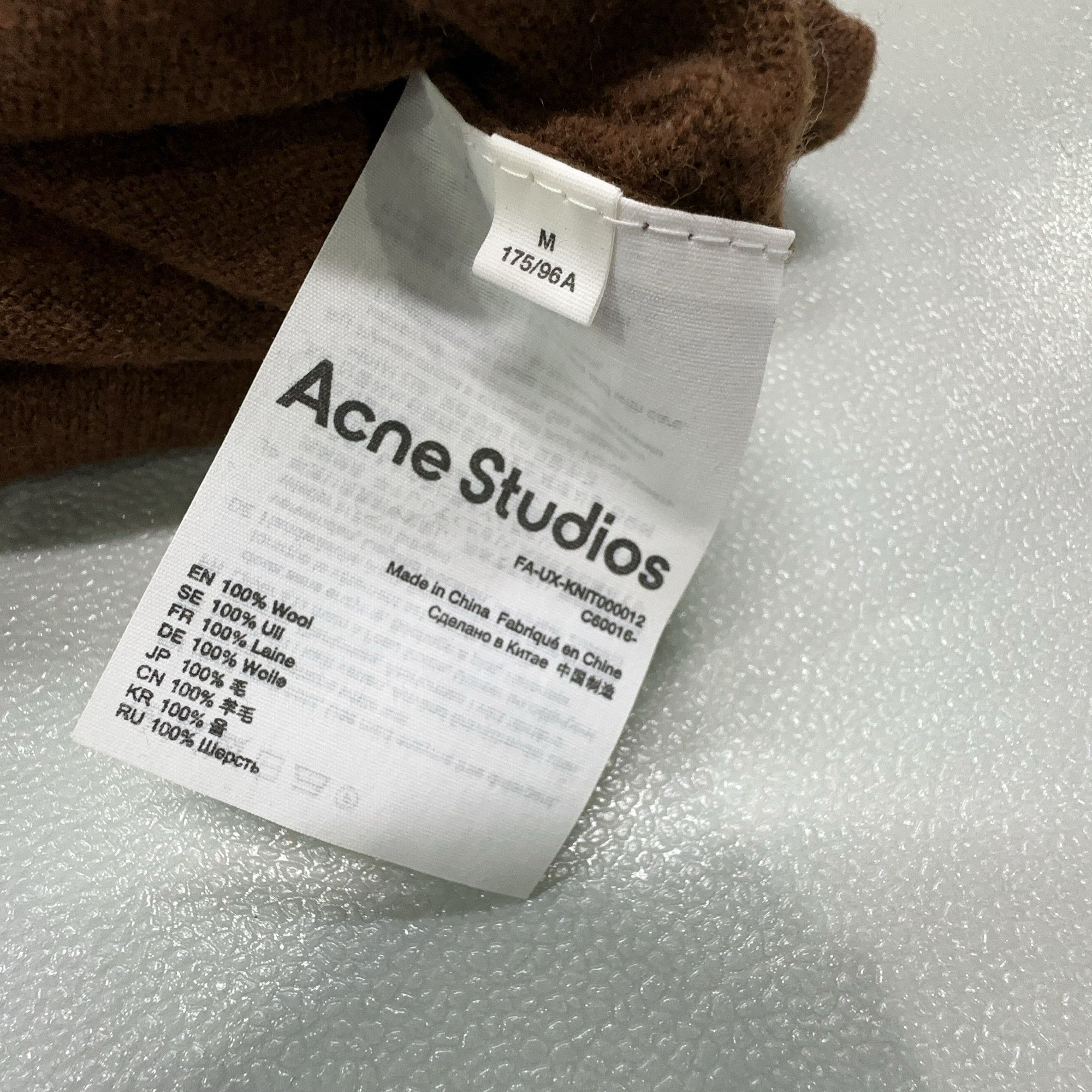 Acne Studios Acne Studios Logo Face Patch Wool Sweater M Size US M / EU 48-50 / 2 - 4 Thumbnail