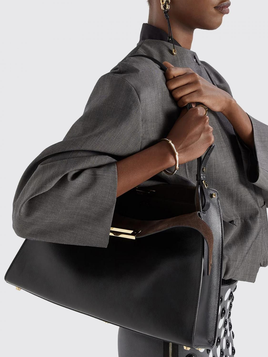 Fendi Fendi Shoulder Bag Woman Black Size ONE SIZE - 2 Thumbnail