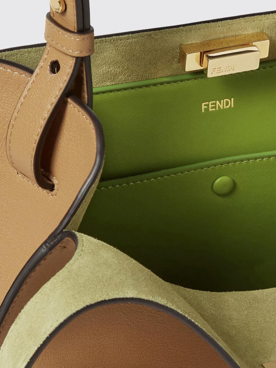 Fendi Fendi Shoulder Bag Woman Beige Size ONE SIZE - 4 Thumbnail
