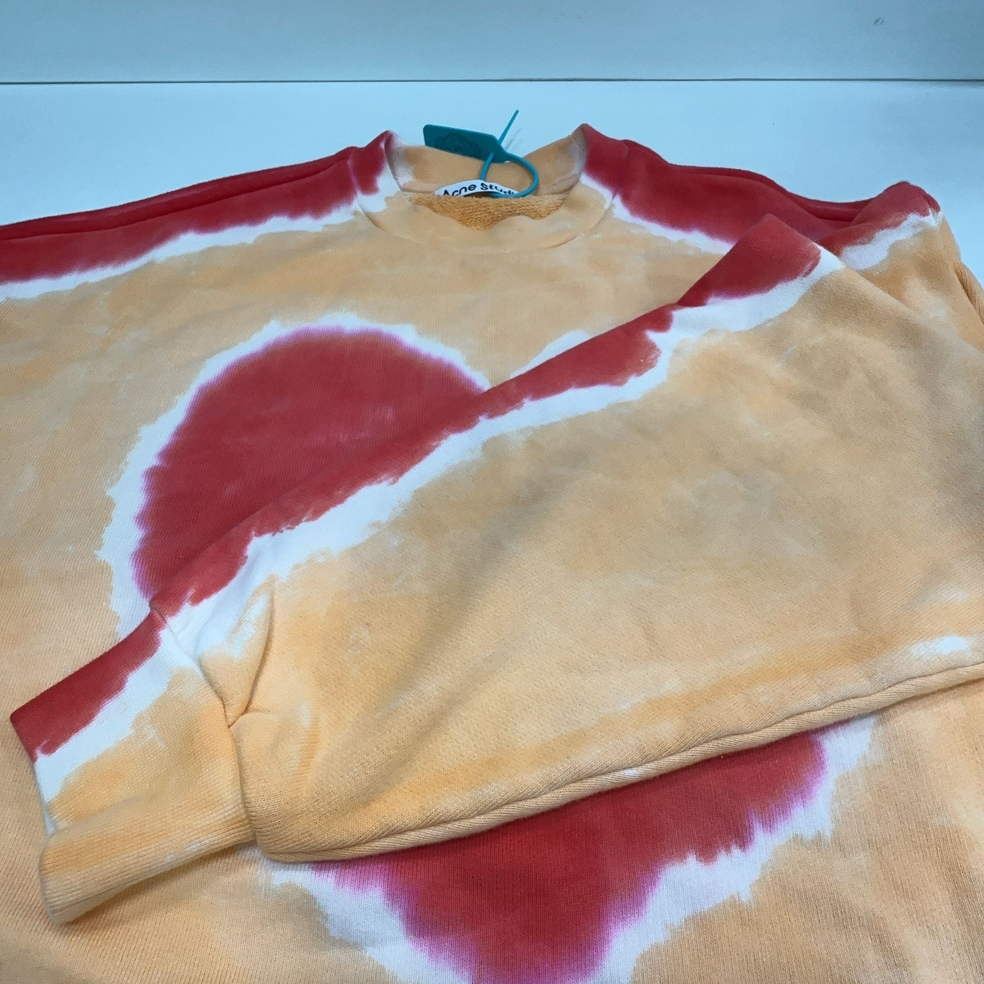 Acne Studios Acne Studios Heart Print Crewneck Sweatshirt XXS Size XXS / US 00 / IT 34 - 7 Thumbnail