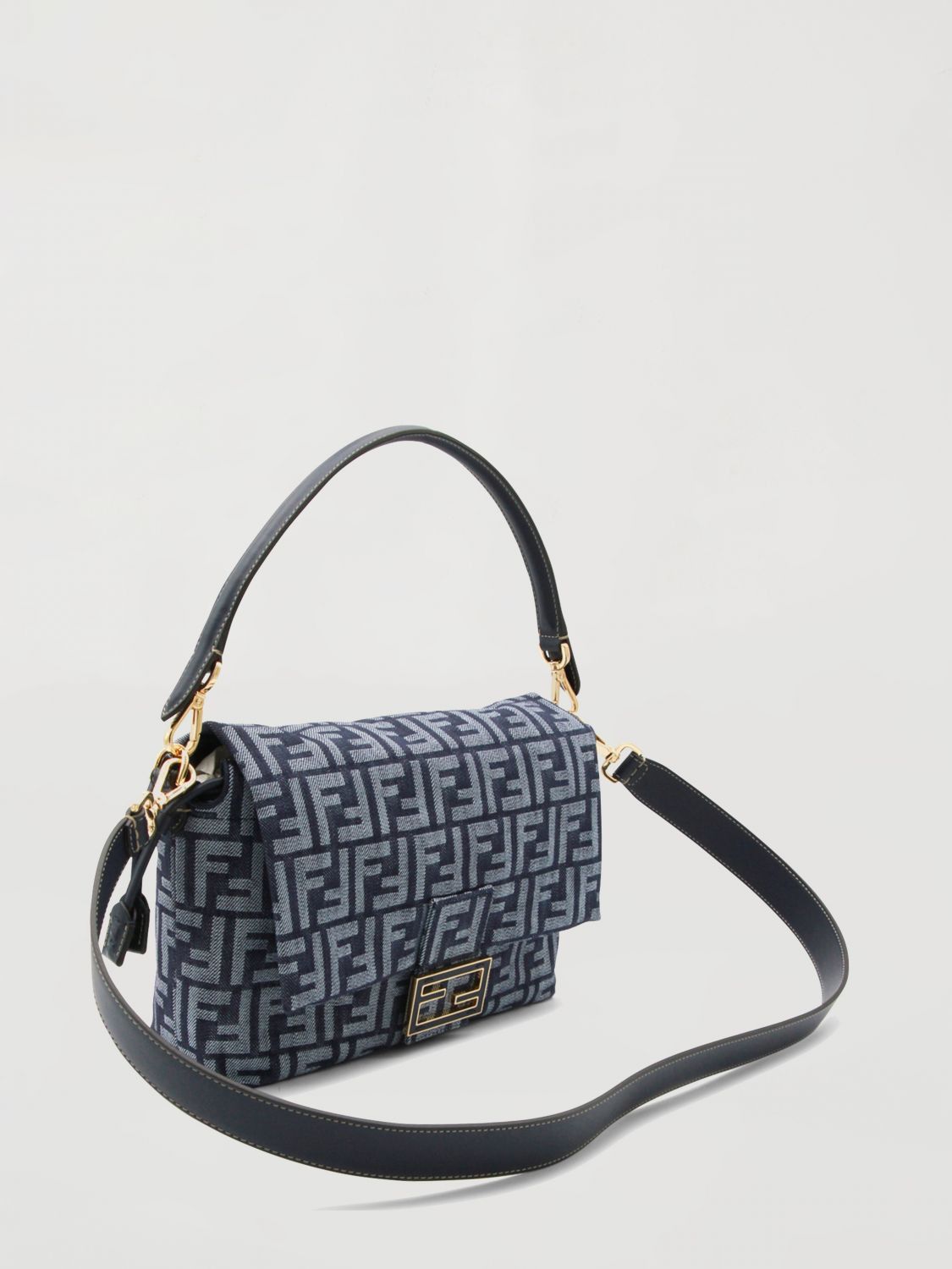 Fendi Fendi Shoulder Bag Woman Denim Size ONE SIZE - 4 Thumbnail