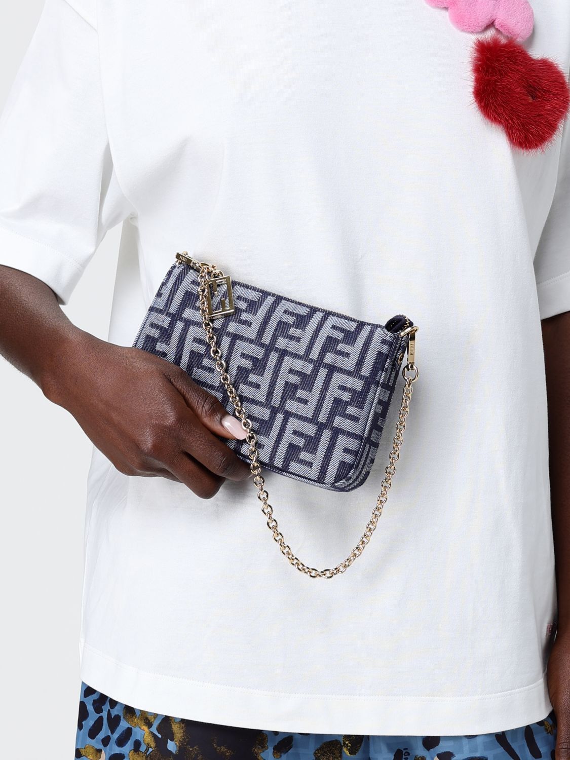 Fendi Fendi Mini Bag Woman Blue Size ONE SIZE - 2 Thumbnail