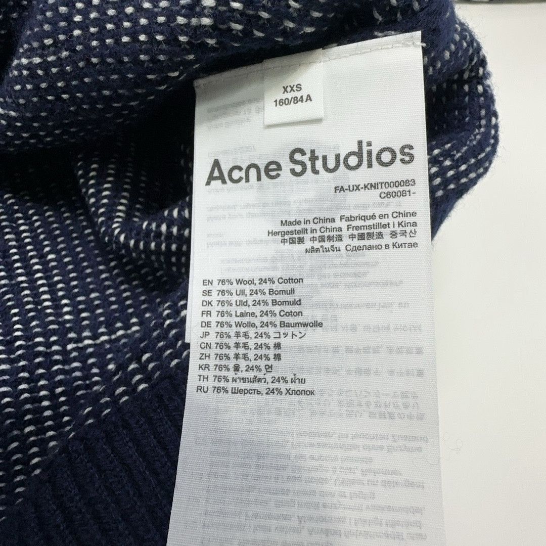 Acne Studios Acne Studios Face Logo Wool Blend Sweater XXS Size US XXS / EU 40 - 6 Thumbnail