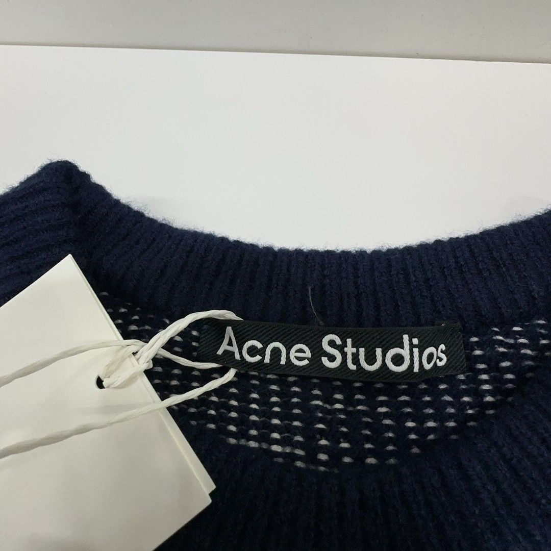 Acne Studios Acne Studios Face Logo Wool Blend Sweater XXS Size US XXS / EU 40 - 4 Thumbnail