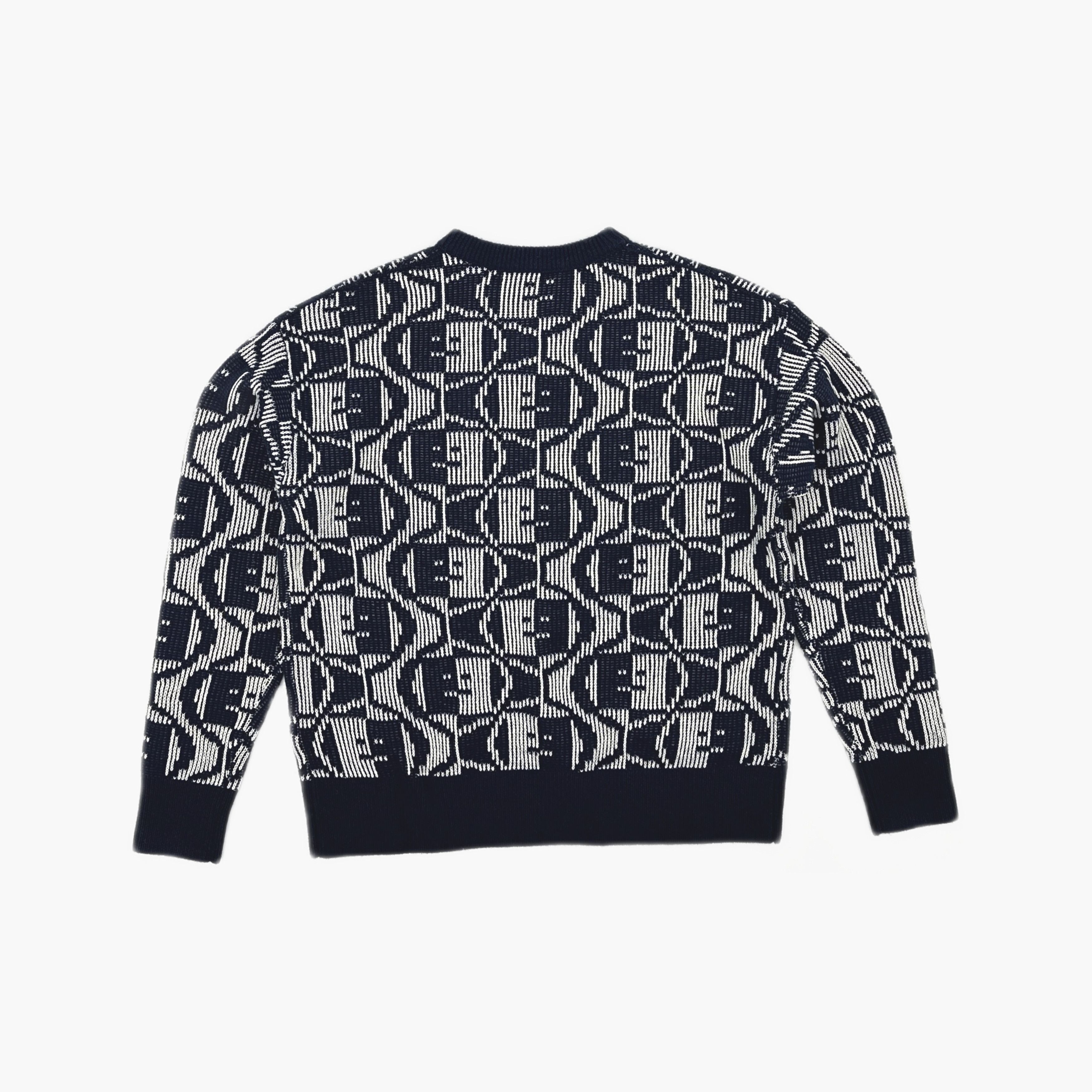 Acne Studios Acne Studios Face Logo Wool Blend Sweater XXS Size US XXS / EU 40 - 3 Thumbnail