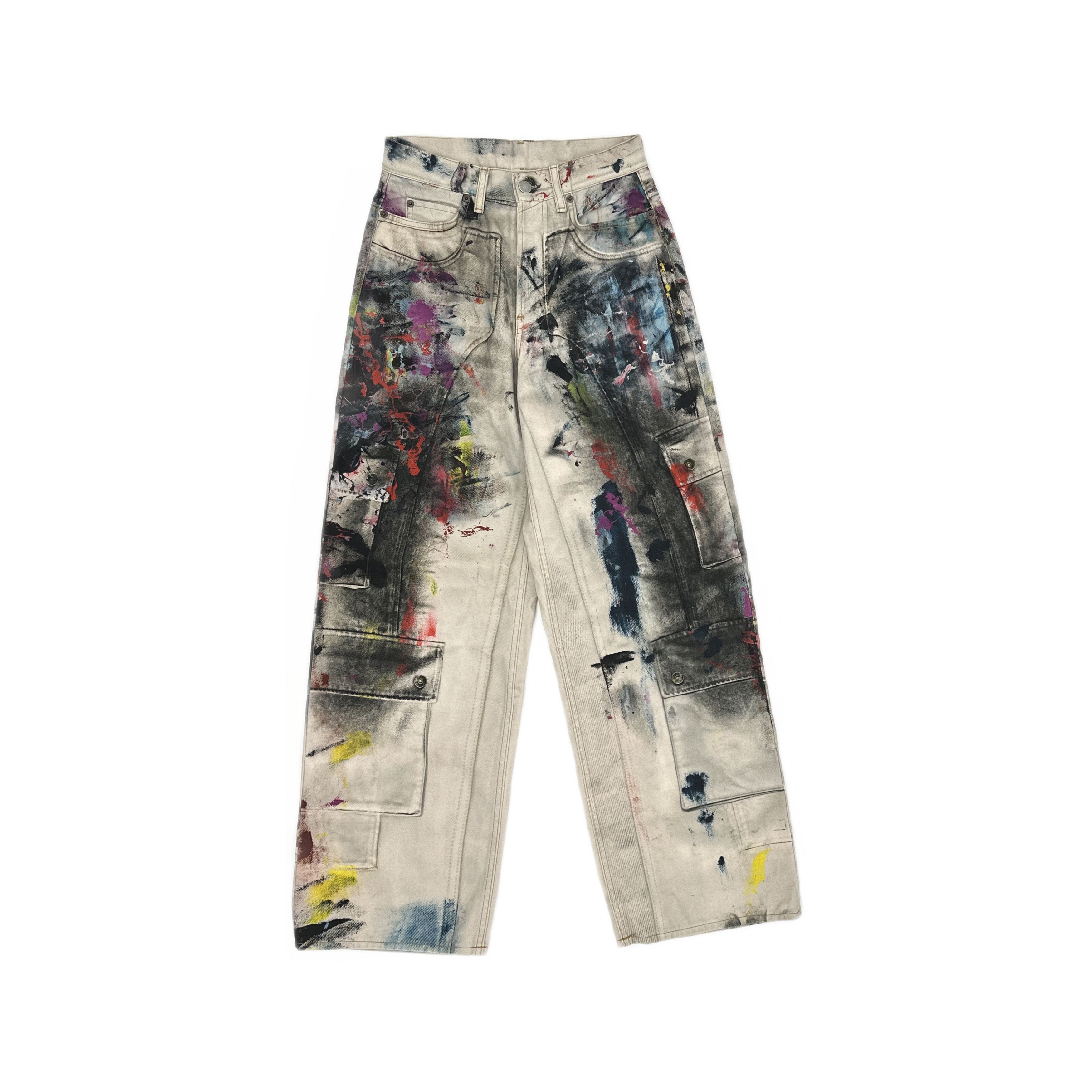 Acne Studios Acne Studios Graffiti Print 1981 Jeans US 28 Size US 28 / EU 44 - 2 Thumbnail