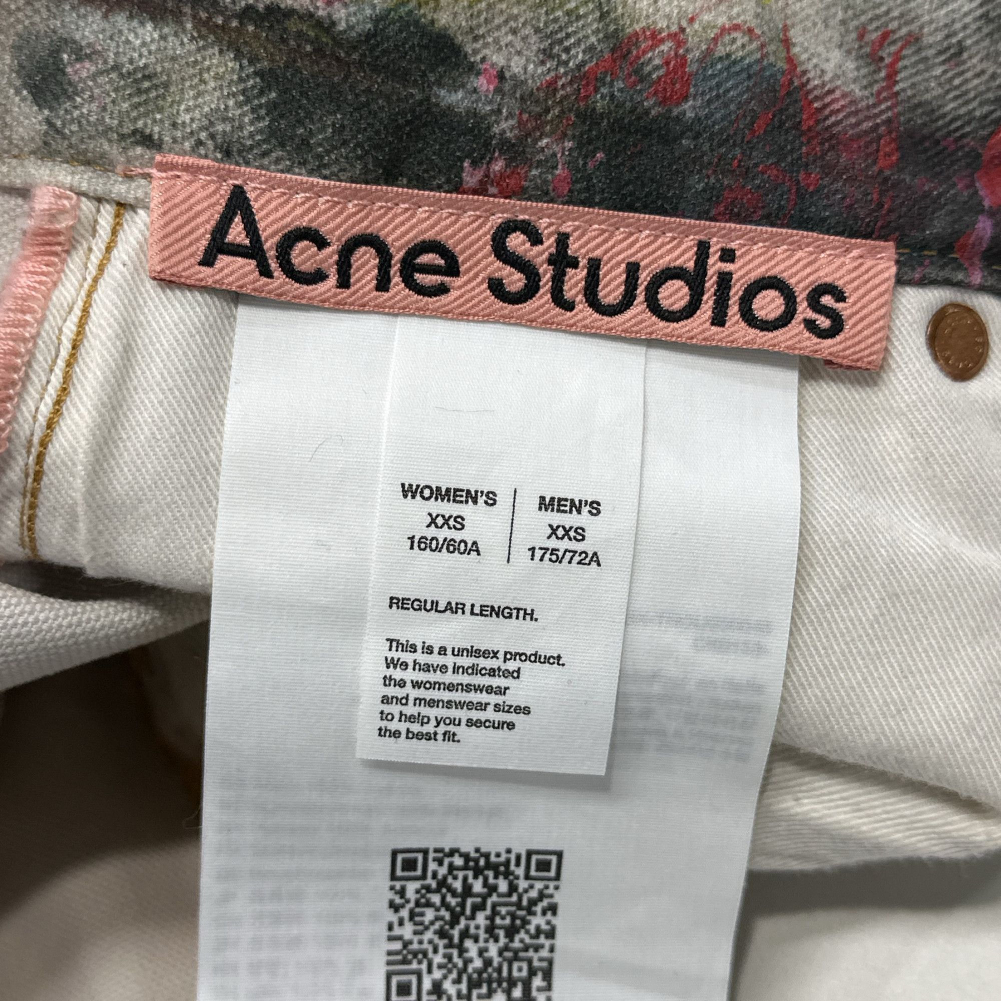 Acne Studios Acne Studios Graffiti Print 1981 Jeans US 28 Size US 28 / EU 44 - 4 Thumbnail