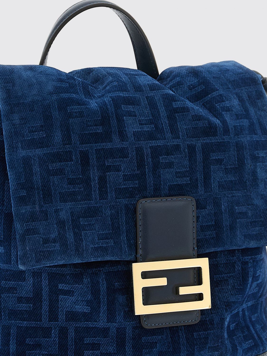 Fendi Fendi Backpack Woman Blue Size ONE SIZE - 3 Thumbnail