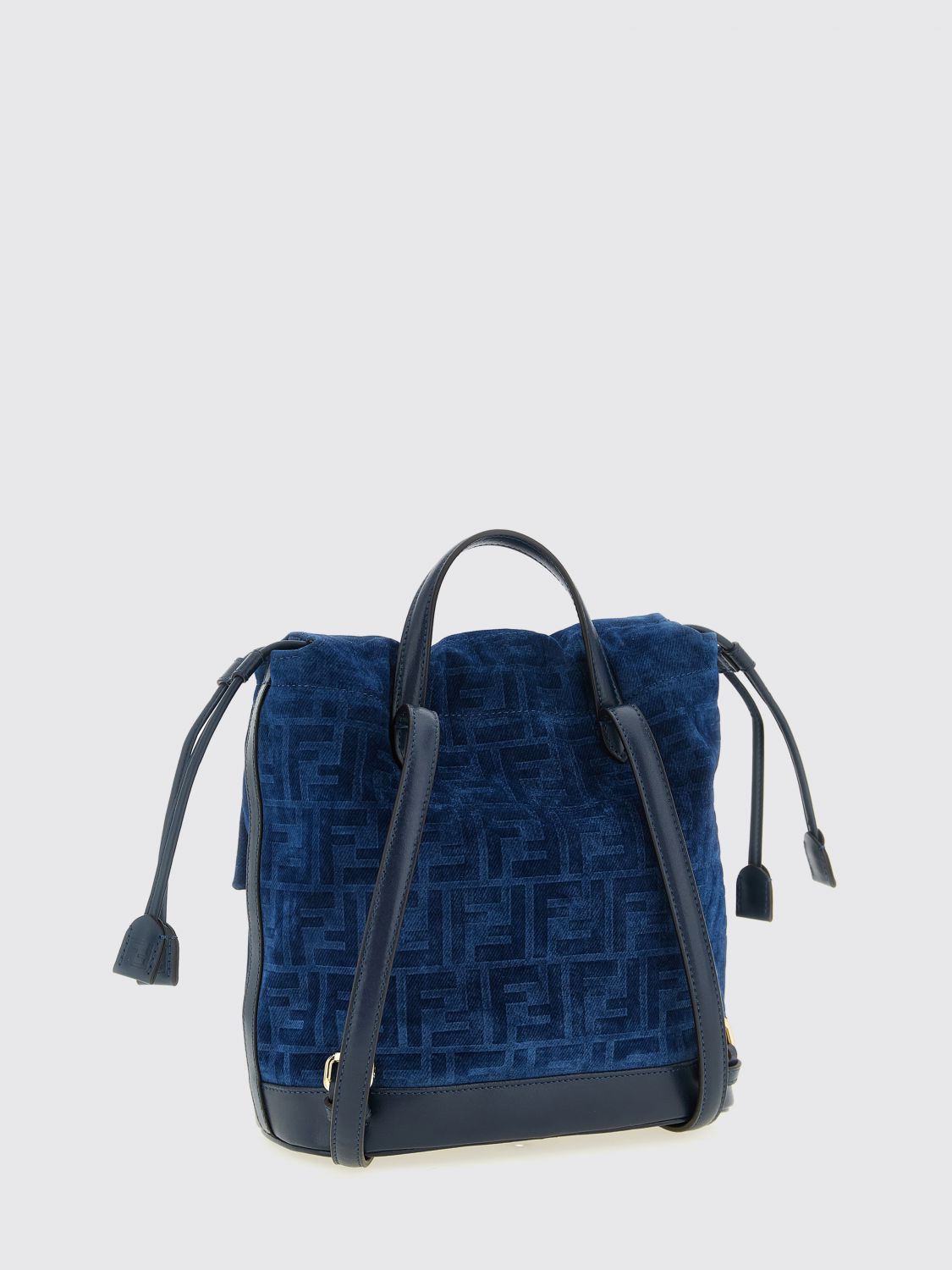 Fendi Fendi Backpack Woman Blue Size ONE SIZE - 2 Thumbnail