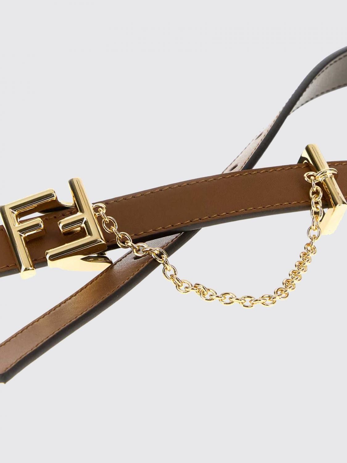 Fendi Fendi Belt Woman Brown Size ONE SIZE - 3 Thumbnail