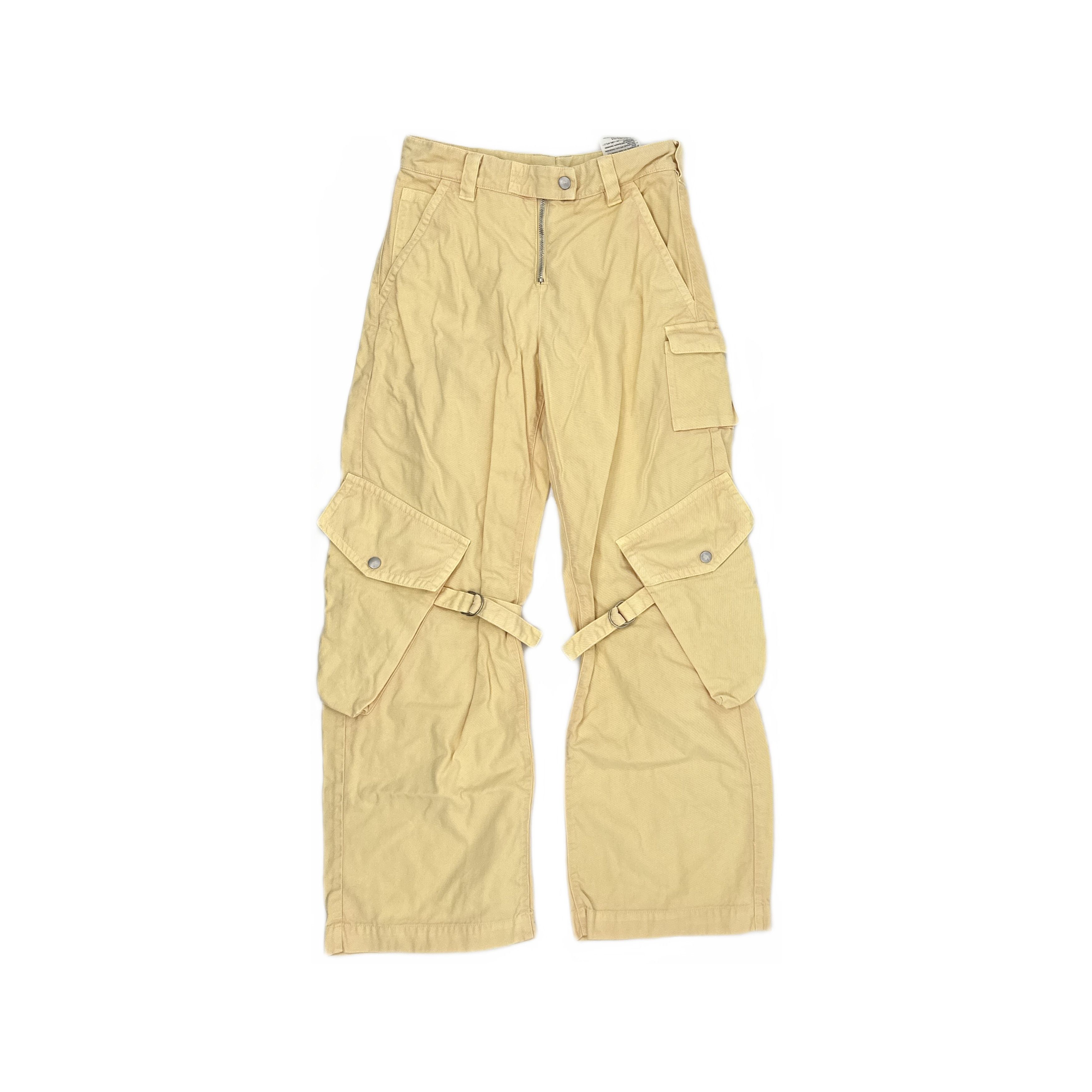 Acne Studios Acne Studios Pale Yellow Cargo Pants Size 34 Size 25" / US 0 / IT 36 - 2 Thumbnail
