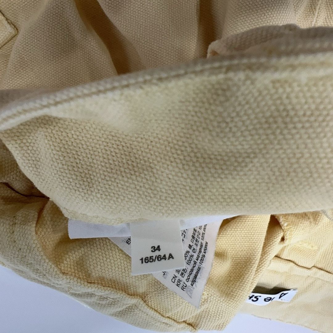 Acne Studios Acne Studios Pale Yellow Cargo Pants Size 34 Size 25" / US 0 / IT 36 - 6 Thumbnail