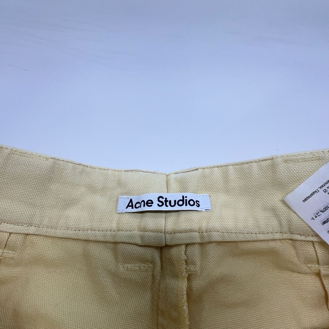 Acne Studios Acne Studios Pale Yellow Cargo Pants Size 34 Size 25" / US 0 / IT 36 - 4 Thumbnail