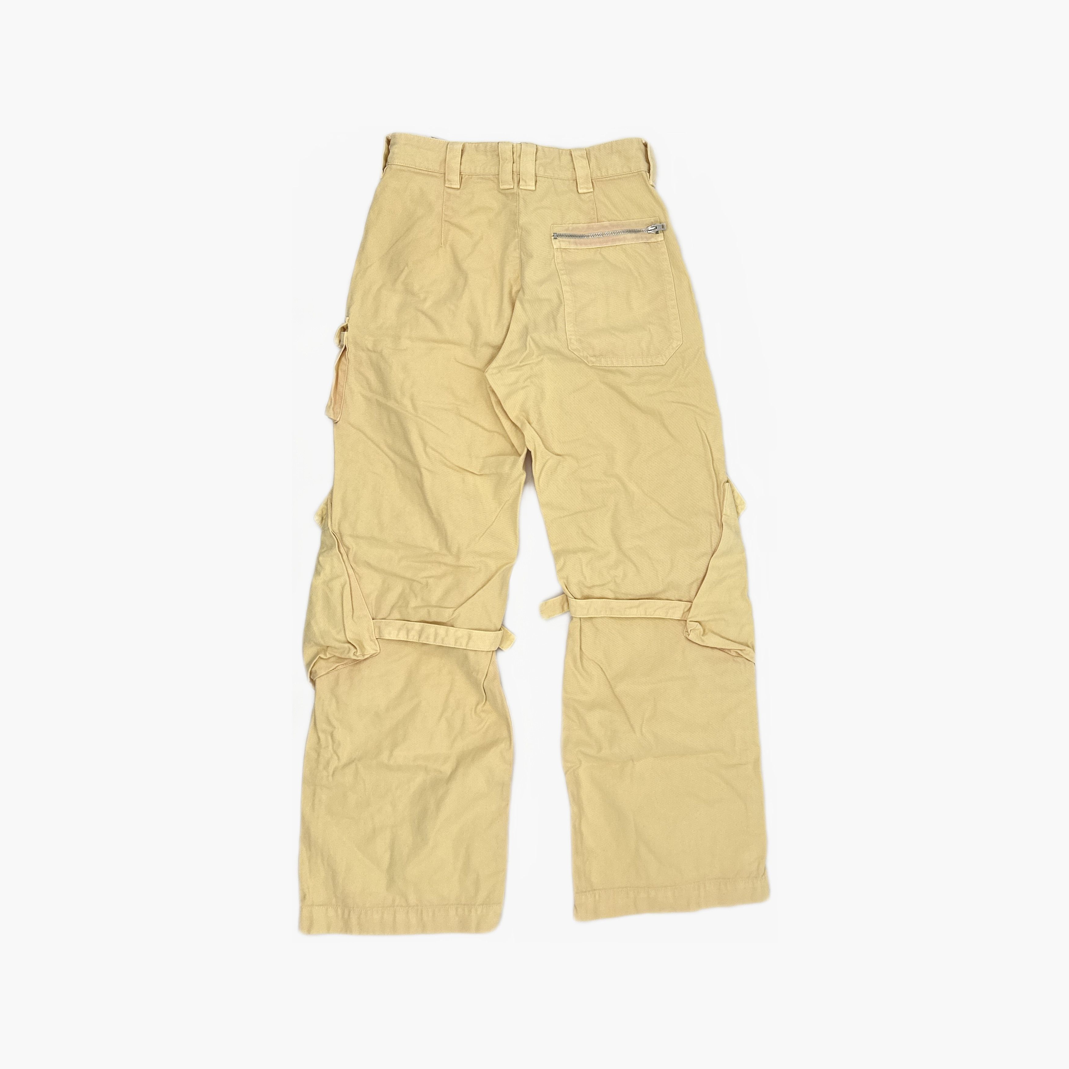 Acne Studios Acne Studios Pale Yellow Cargo Pants Size 34 Size 25" / US 0 / IT 36 - 3 Thumbnail