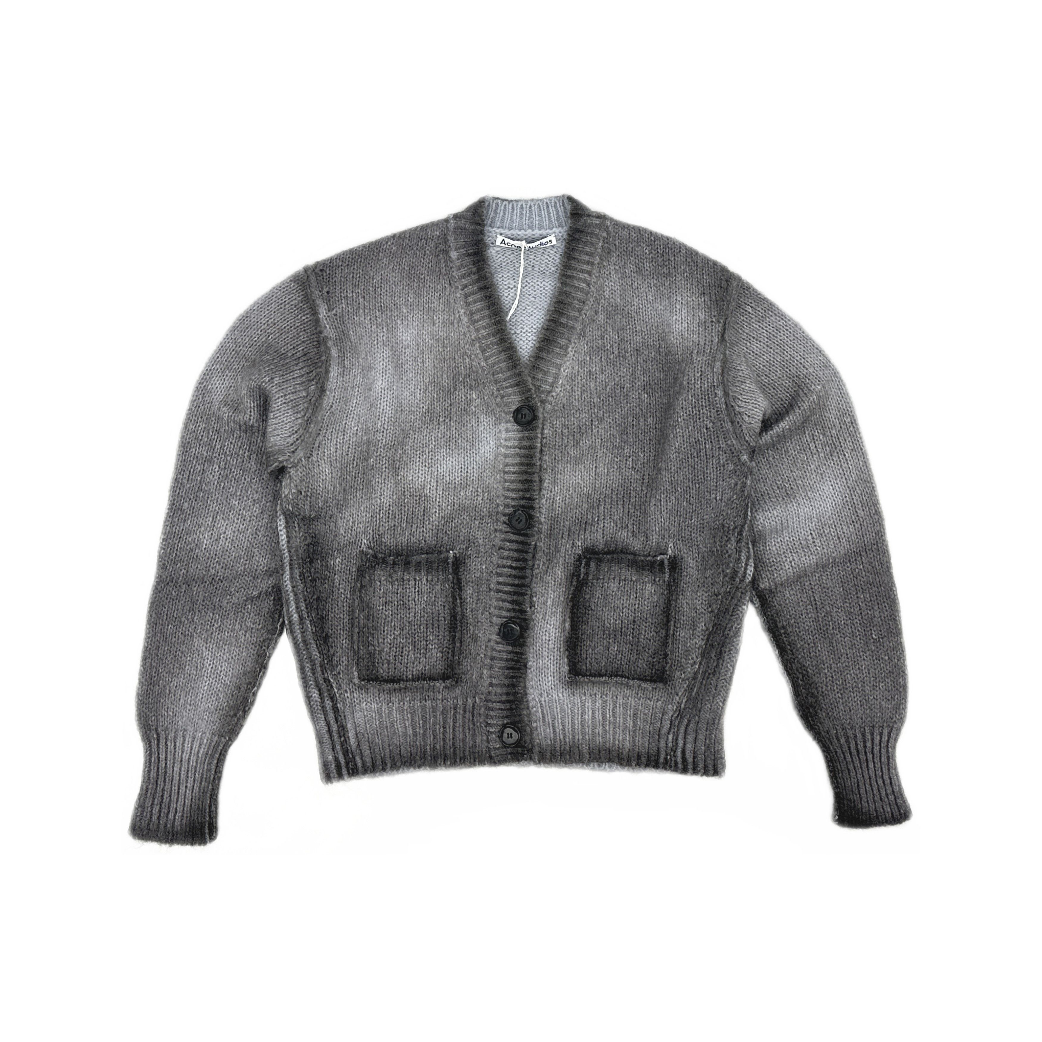 Acne Studios Acne Studios Mohair Blend V-Neck Cardigan XS Size XS / US 0-2 / IT 36-38 - 2 Thumbnail