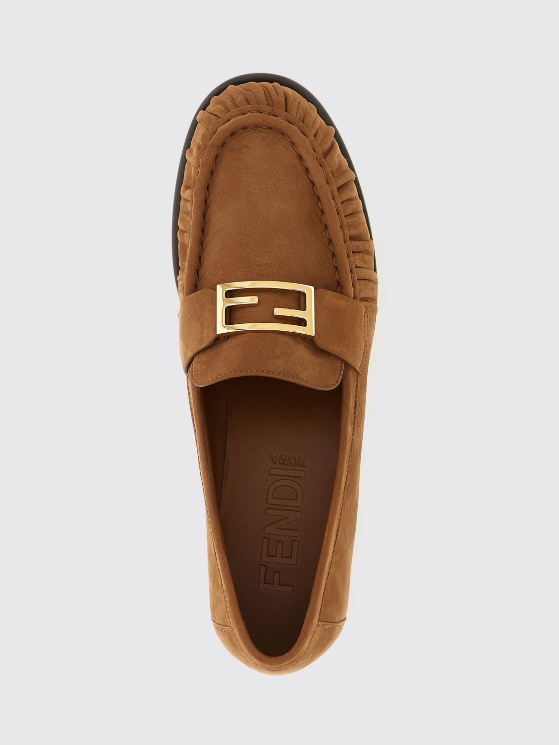 Fendi Fendi Loafer Woman Leather Size US 11 / IT 41 - 4 Thumbnail