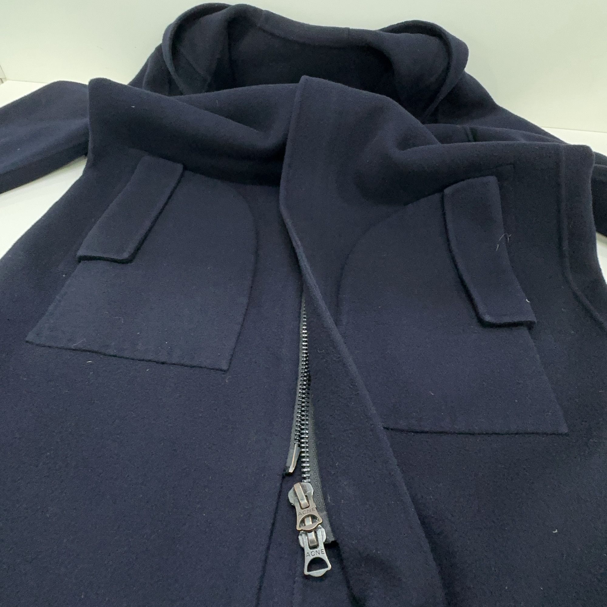 Acne Studios Acne Studios Wool Cashmere Hooded Coat EU 46 Size US S / EU 44-46 / 1 - 6 Thumbnail