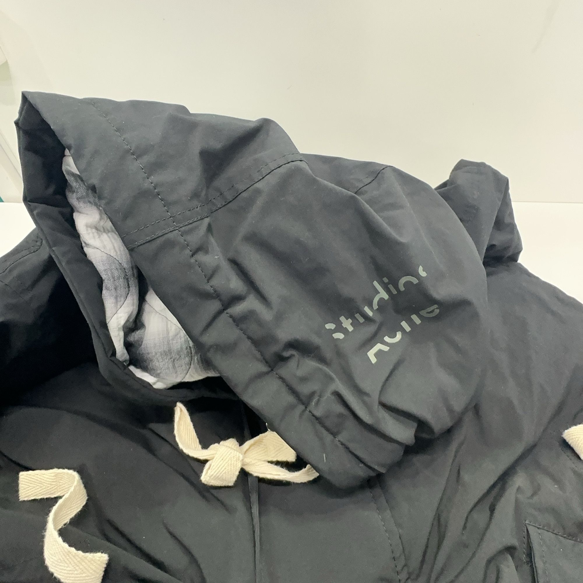 Acne Studios Acne Studios Black Hooded Fishtail Parka Size 54 Size US L / EU 52-54 / 3 - 6 Thumbnail