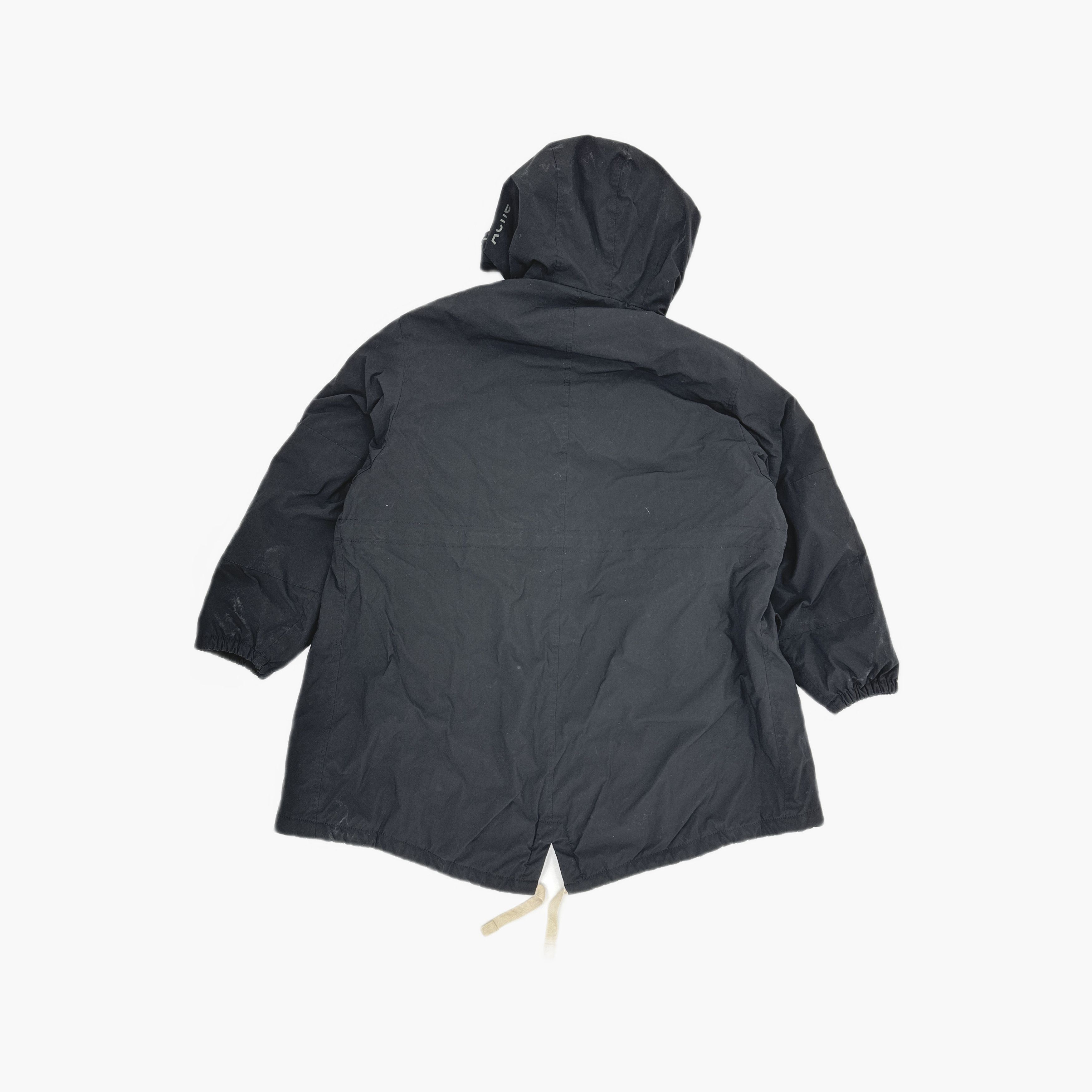 Acne Studios Acne Studios Black Hooded Fishtail Parka Size 54 Size US L / EU 52-54 / 3 - 3 Thumbnail