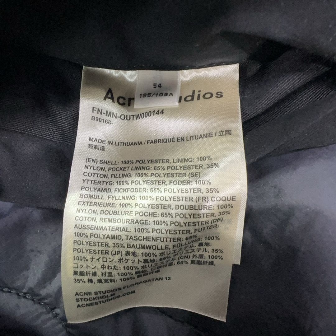 Acne Studios Acne Studios Black Hooded Fishtail Parka Size 54 Size US L / EU 52-54 / 3 - 4 Thumbnail