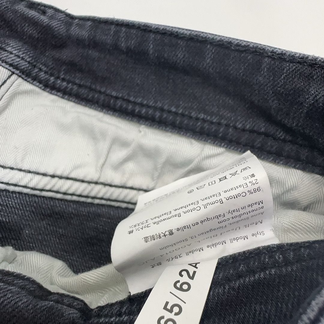Acne Studios Acne Studios Melk Used Black Jeans 25 Size 25" / US 0 / IT 36 - 6 Thumbnail