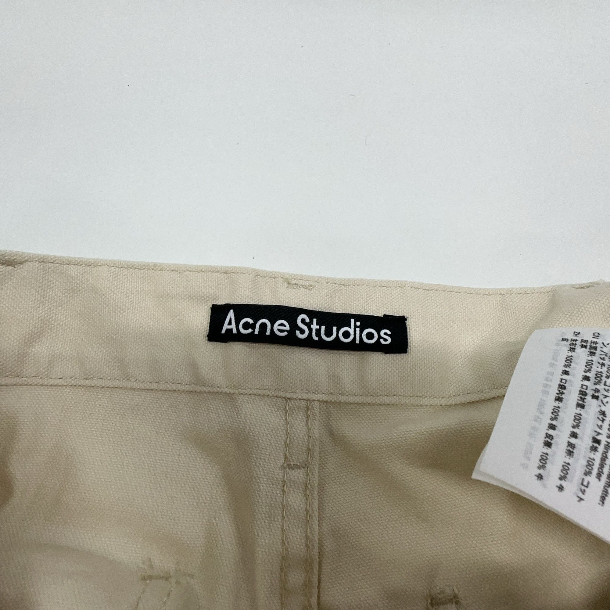 Acne Studios Acne Studios Ivory Face Patch Casual Pants XXS Size US 26 / EU 42 - 5 Thumbnail
