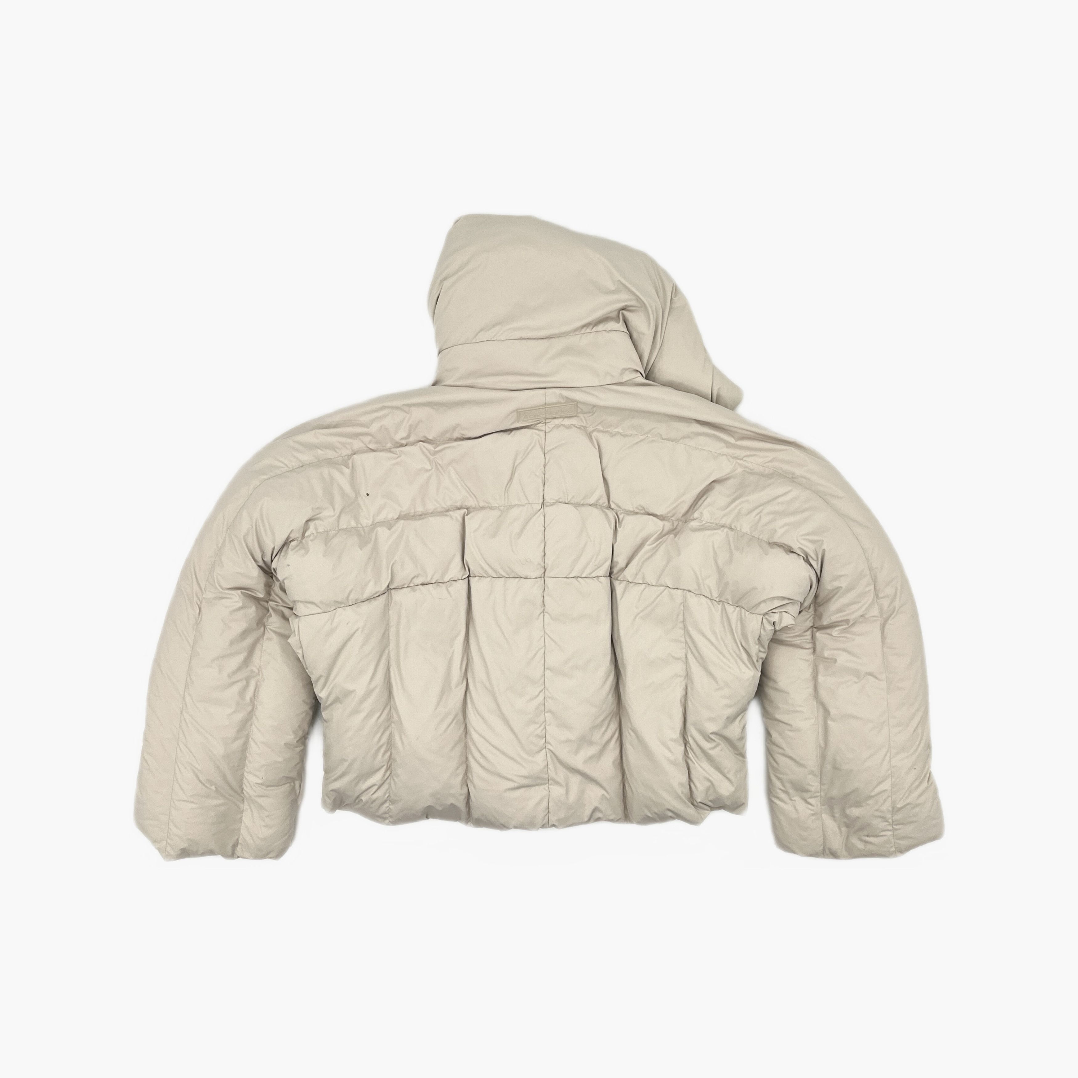 Acne Studios Acne Studios Beige Cropped Puffer Jacket 36 Size XS / US 0-2 / IT 36-38 - 3 Thumbnail