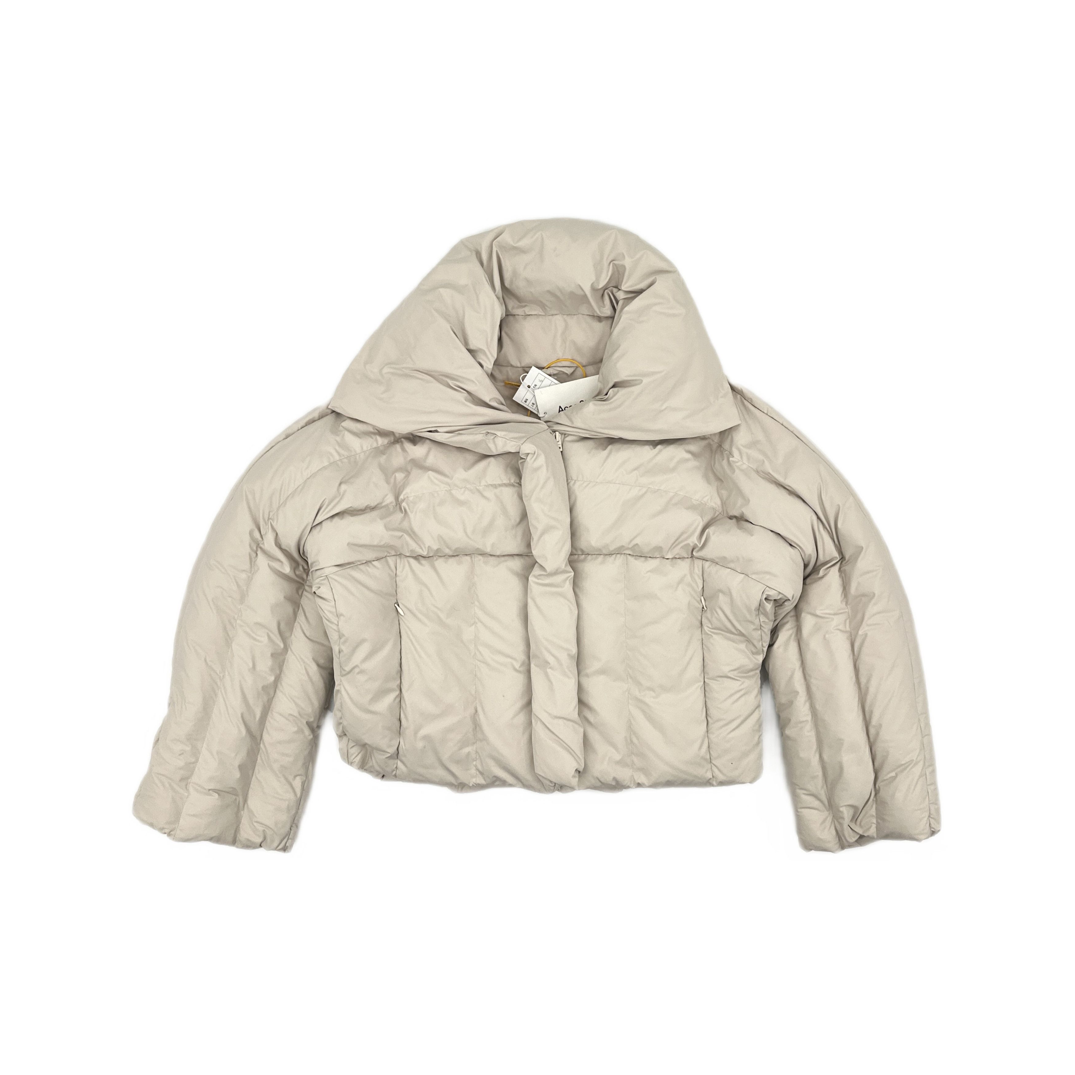 Acne Studios Acne Studios Beige Cropped Puffer Jacket 36 Size XS / US 0-2 / IT 36-38 - 2 Thumbnail
