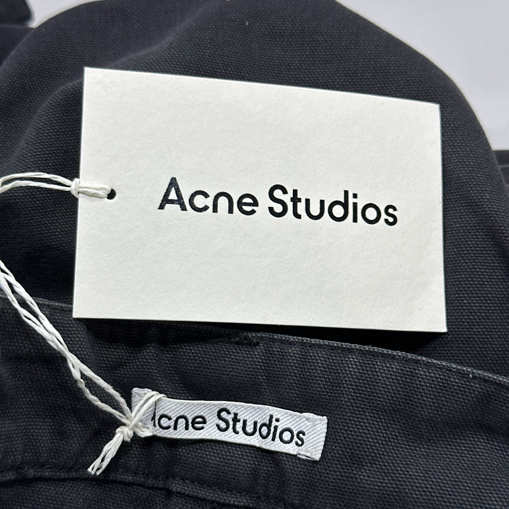 Acne Studios Acne Studios Charcoal Cotton Cargo Pants 32 Size 24" / US 00 / IT 34 - 4 Thumbnail