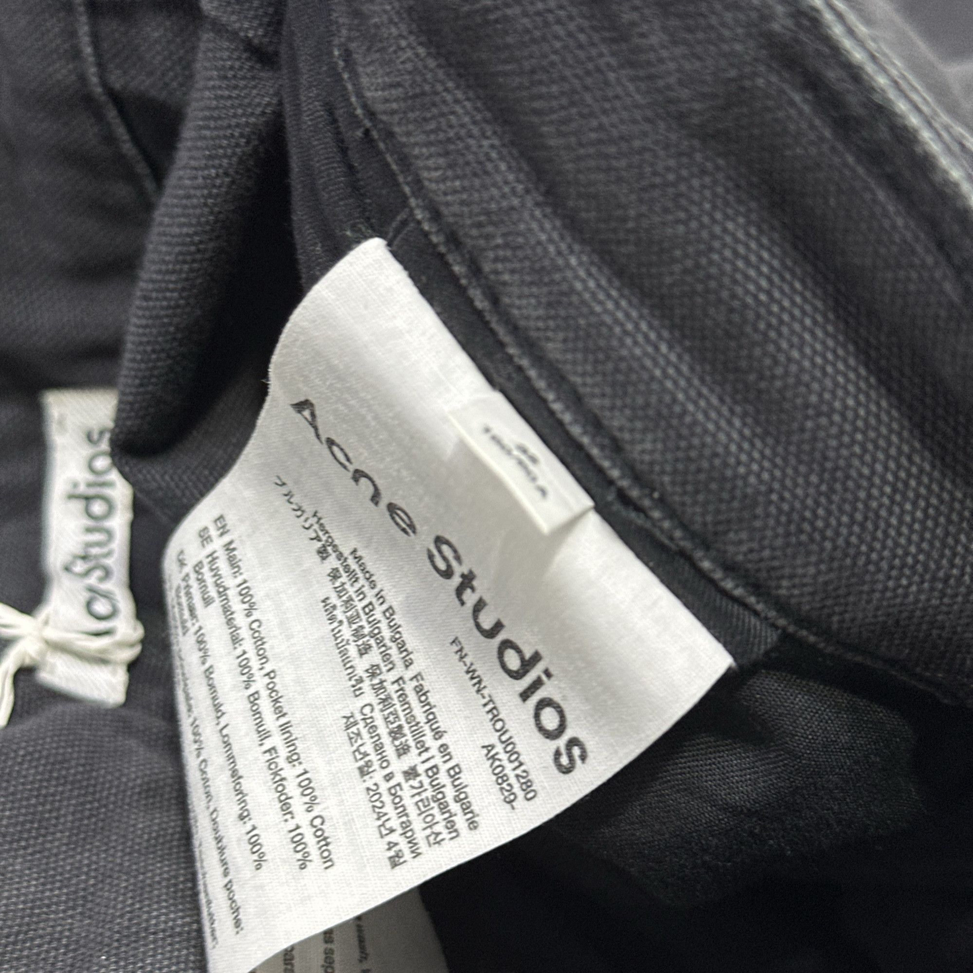 Acne Studios Acne Studios Charcoal Cotton Cargo Pants 32 Size 24" / US 00 / IT 34 - 5 Thumbnail