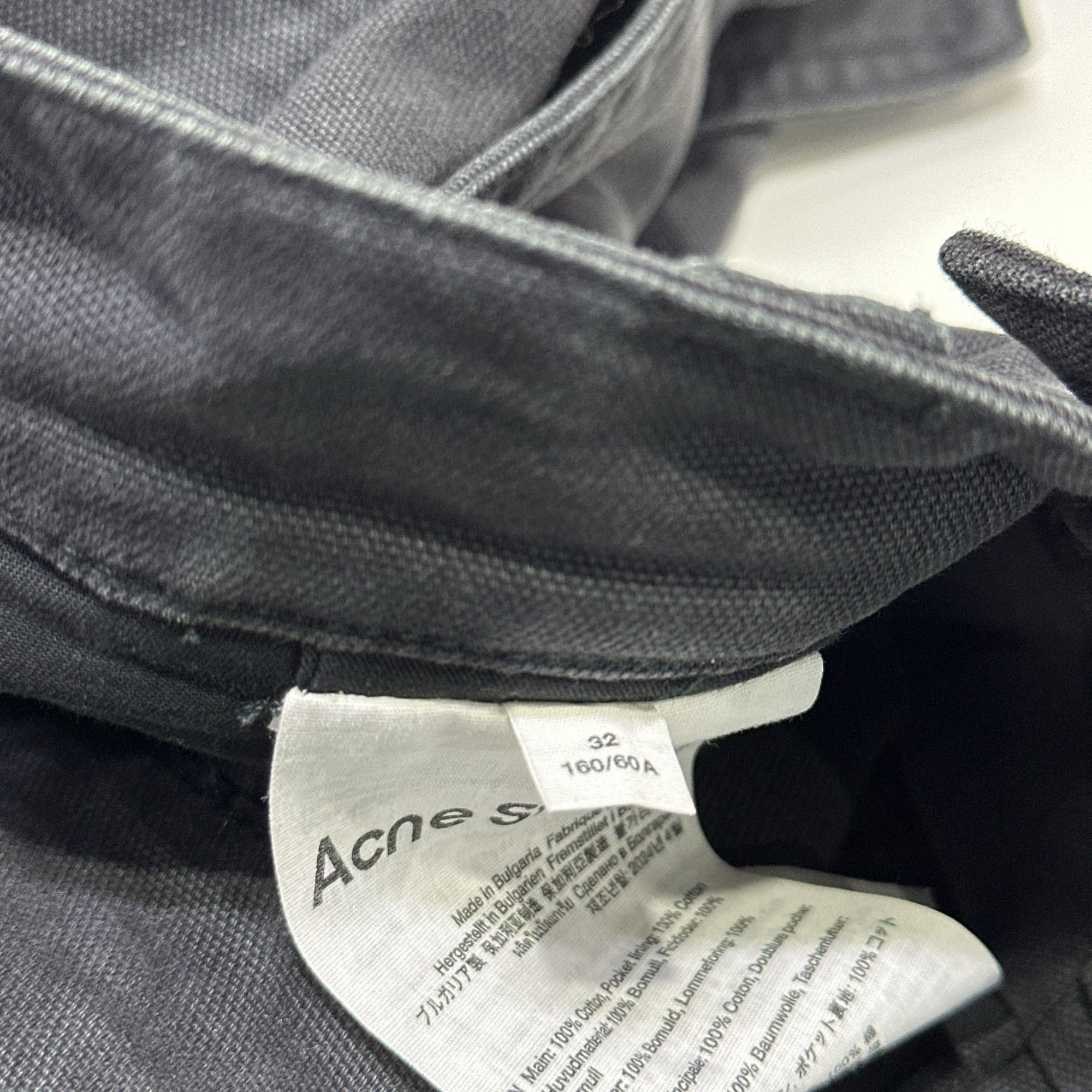 Acne Studios Acne Studios Charcoal Cotton Cargo Pants 32 Size 24" / US 00 / IT 34 - 6 Thumbnail