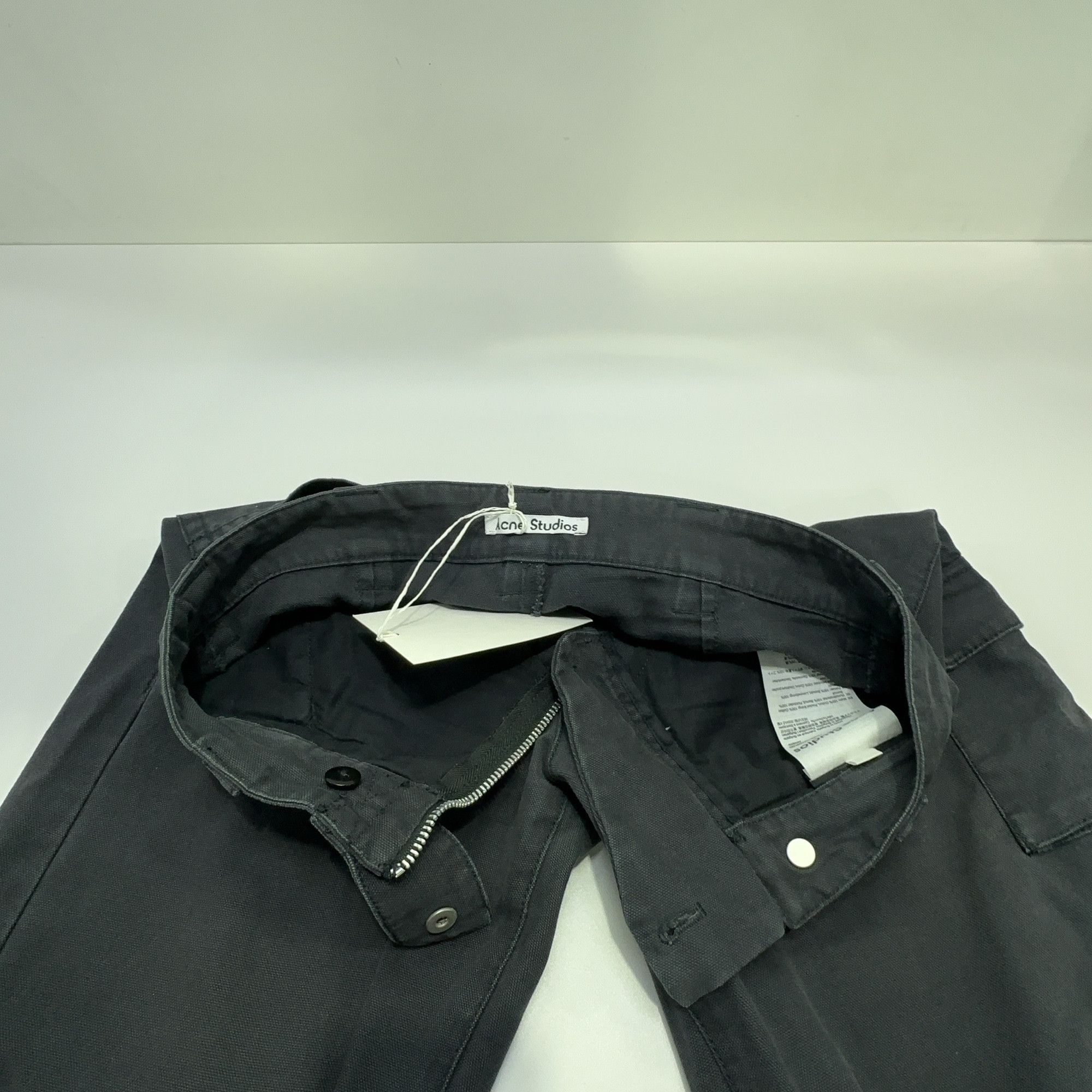 Acne Studios Acne Studios Charcoal Cotton Cargo Pants 32 Size 24" / US 00 / IT 34 - 7 Thumbnail