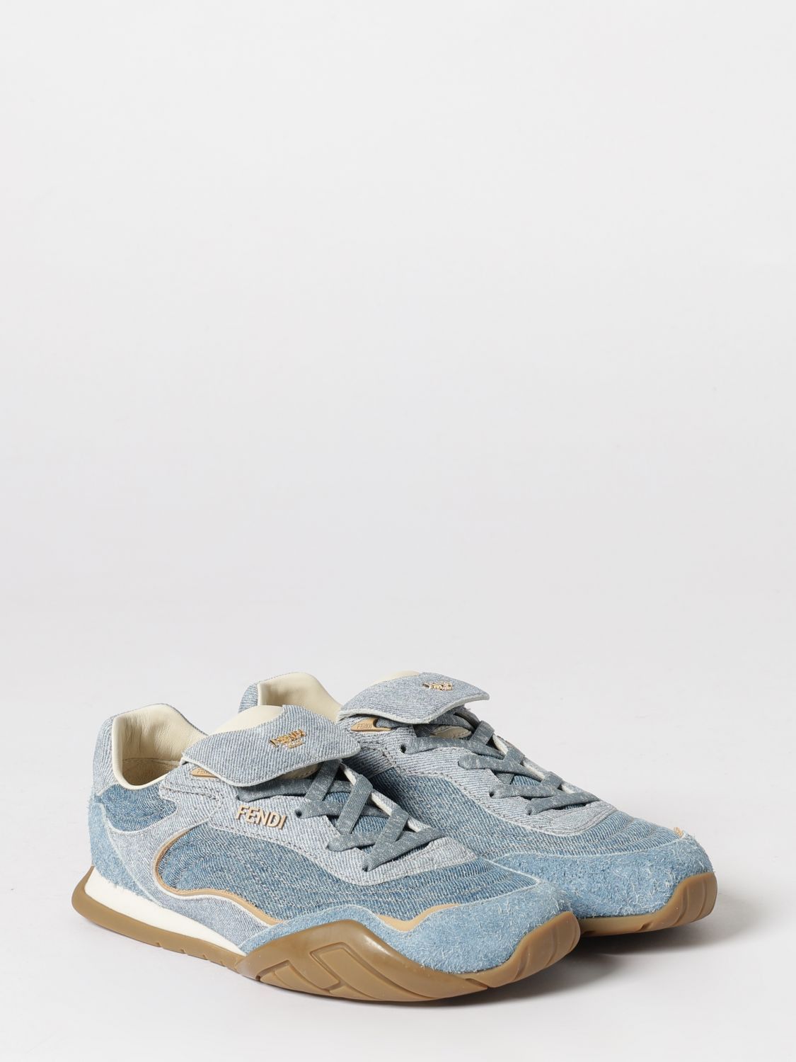 Fendi Fendi Sneakers Woman Denim Size US 10 / IT 40 - 2 Thumbnail