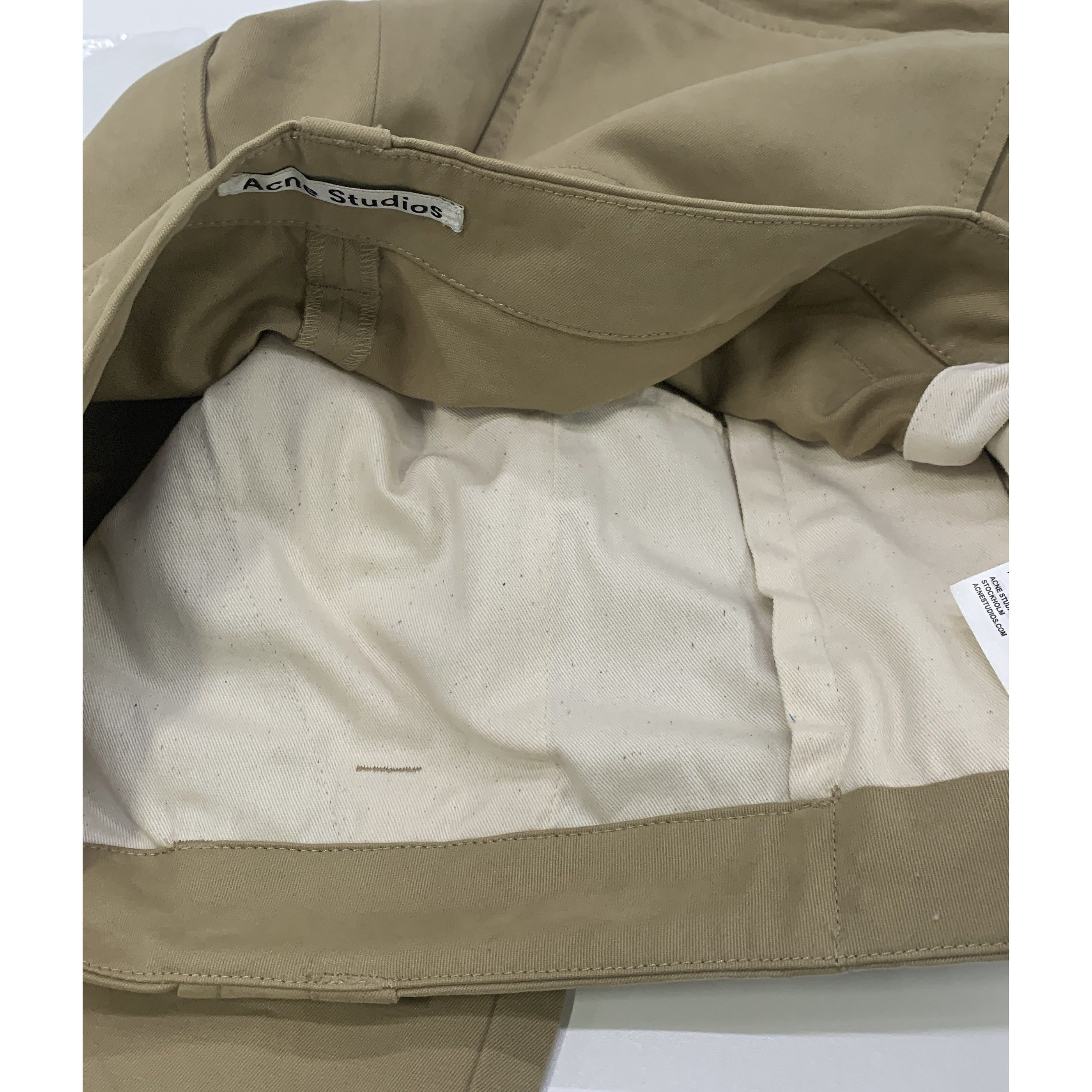 Acne Studios Acne Studios Khaki Cotton Casual Pants 46 Size US 30 / EU 46 - 5 Thumbnail