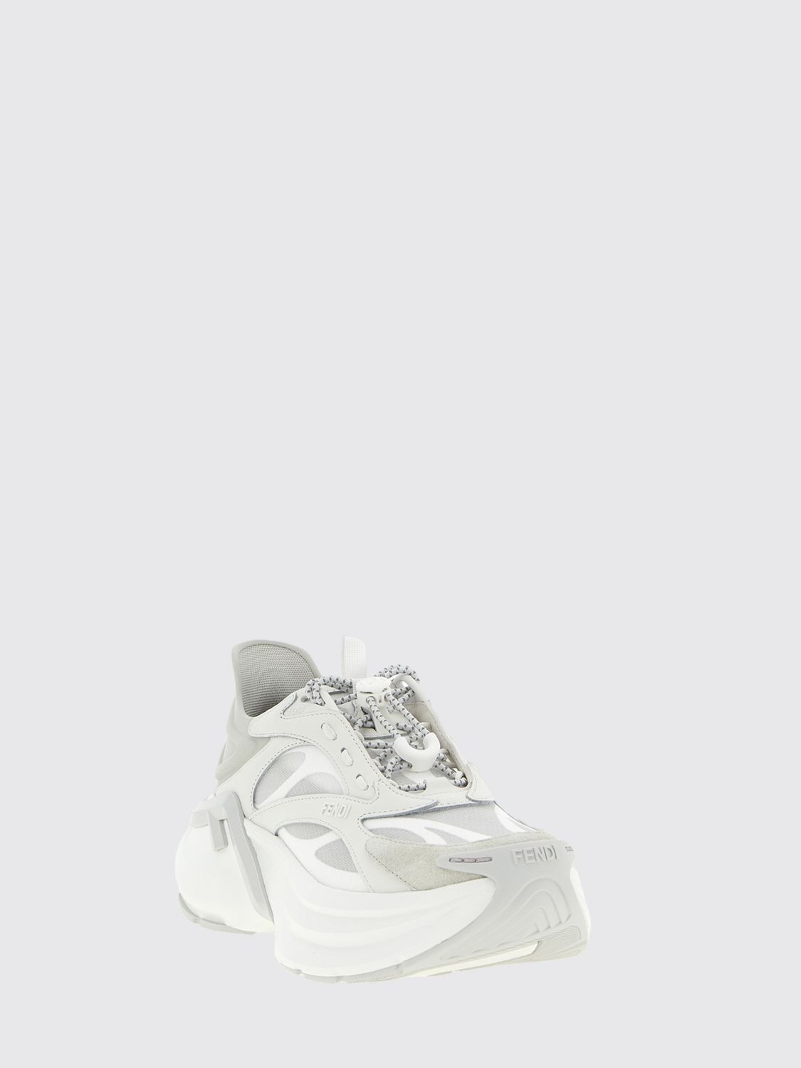 Fendi Fendi Sneakers Woman Grey Size US 6 / IT 36 - 2 Thumbnail