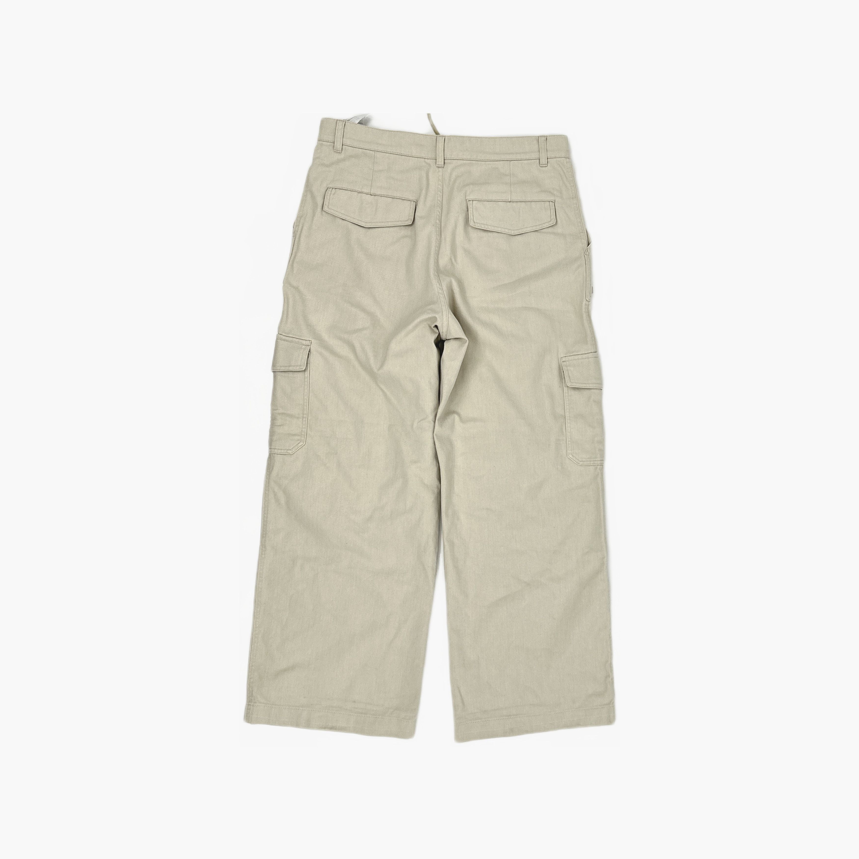 Acne Studios Acne Studios Ivory Cotton Cargo Pants 48 Size US 32 / EU 48 - 3 Thumbnail