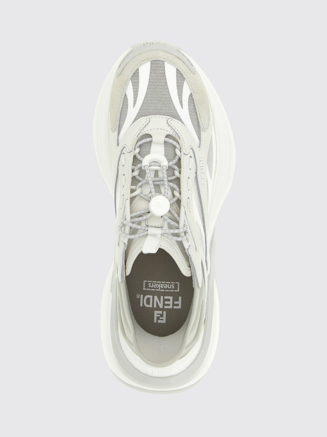 Fendi Fendi Sneakers Woman Grey Size US 10 / IT 40 - 4 Thumbnail