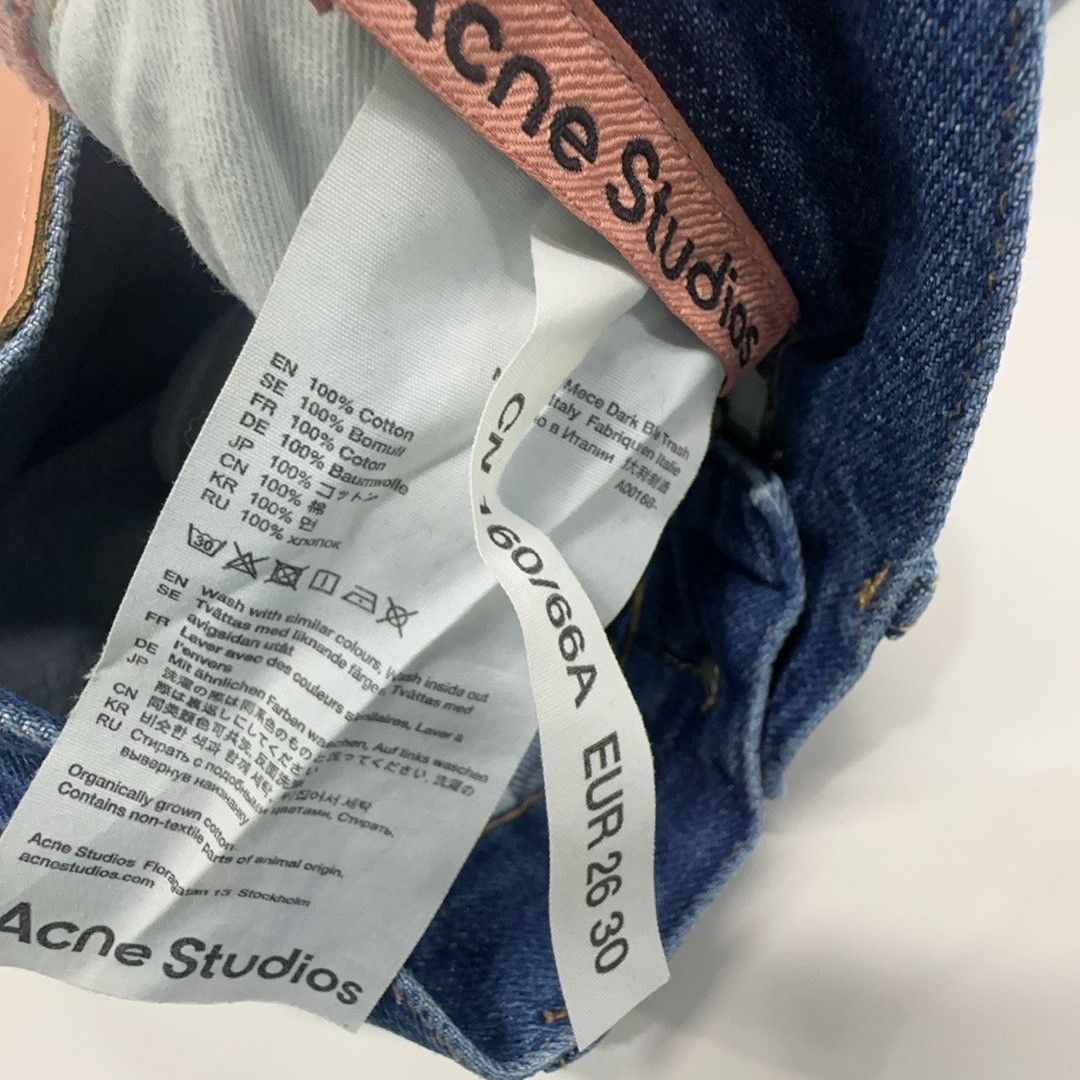 Acne Studios Acne Studios Mece Dark Blue Jeans 26 Size 26" / US 2 / IT 38 - 4 Thumbnail