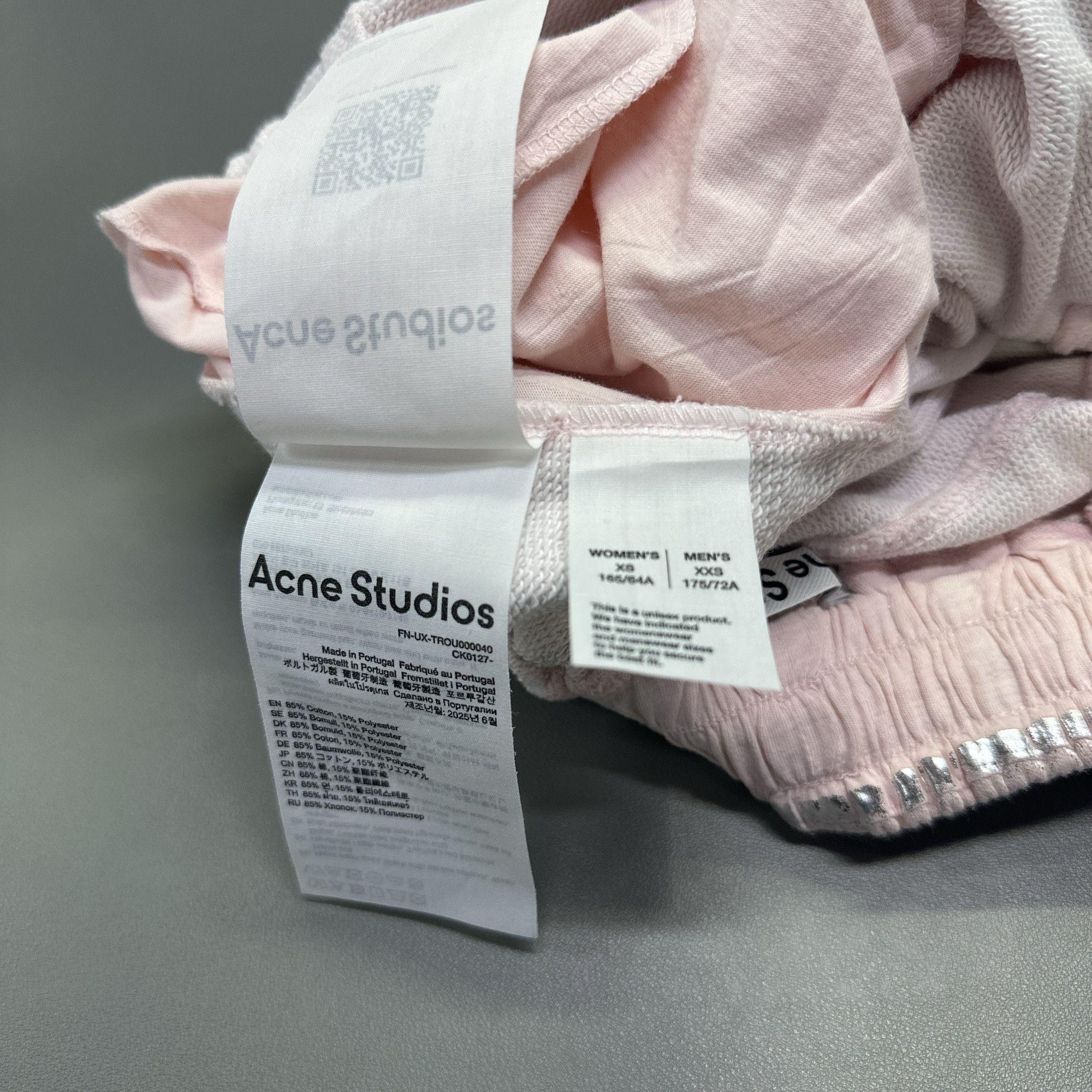 Acne Studios Acne Studios Silver Foil Distressed Sweatpants XXS Size US 28 / EU 44 - 5 Thumbnail