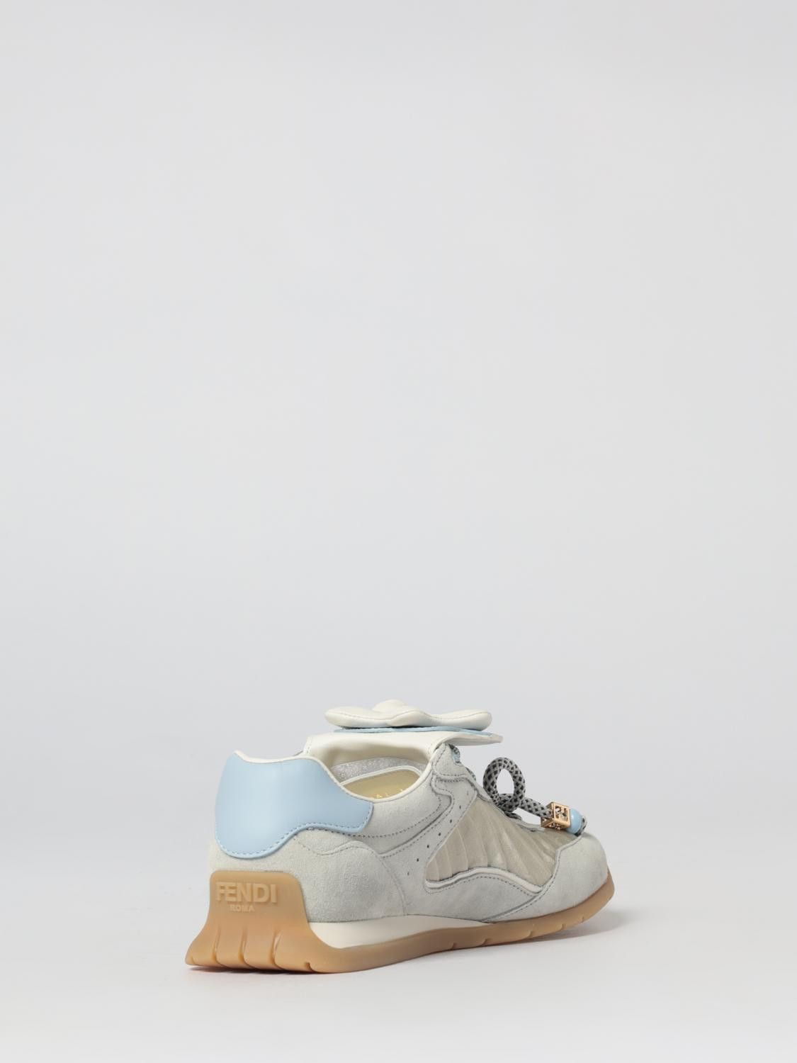 Fendi Fendi Sneakers Woman Grey Size US 10 / IT 40 - 3 Thumbnail