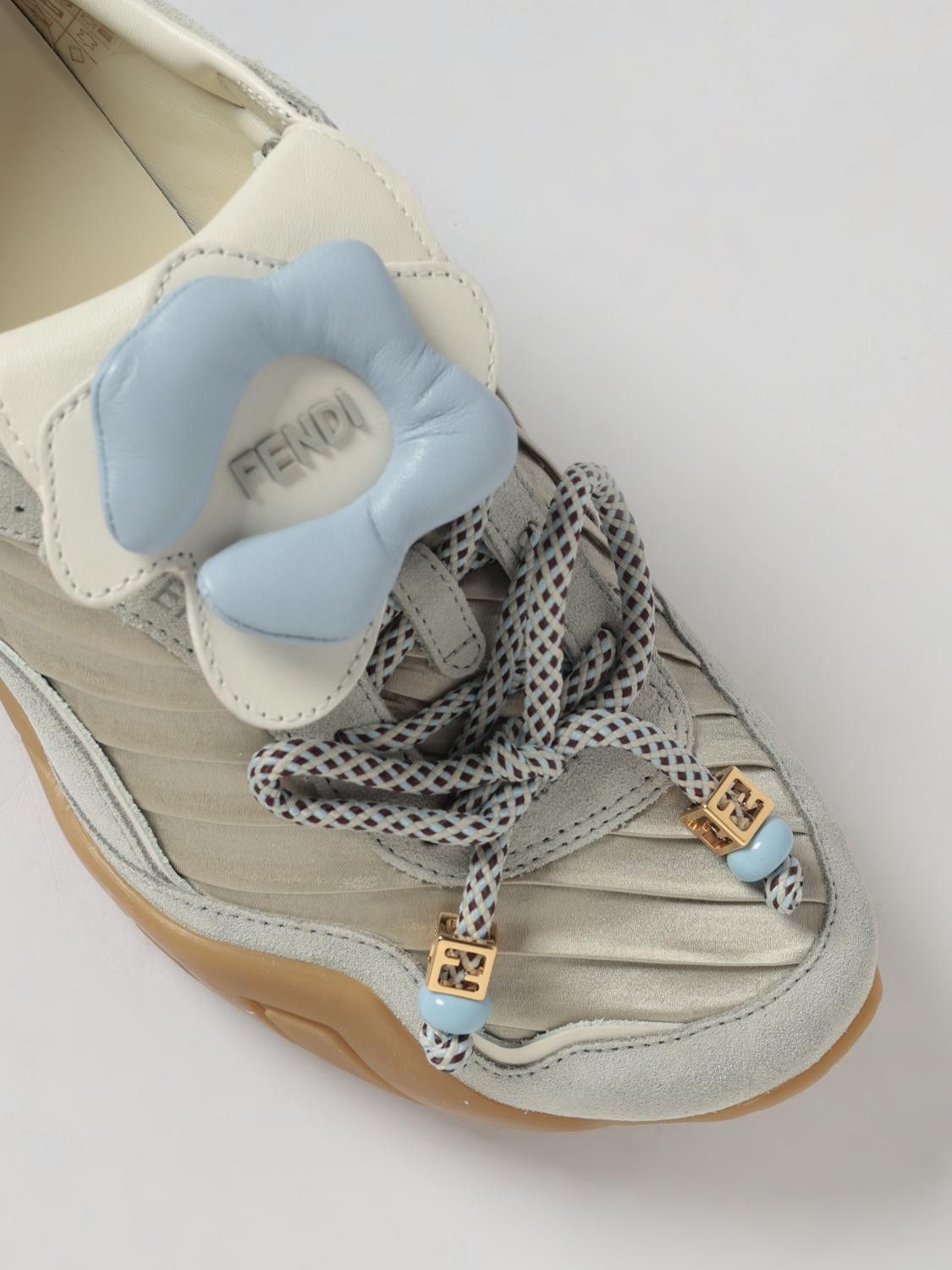 Fendi Fendi Sneakers Woman Grey Size US 11 / IT 41 - 4 Thumbnail