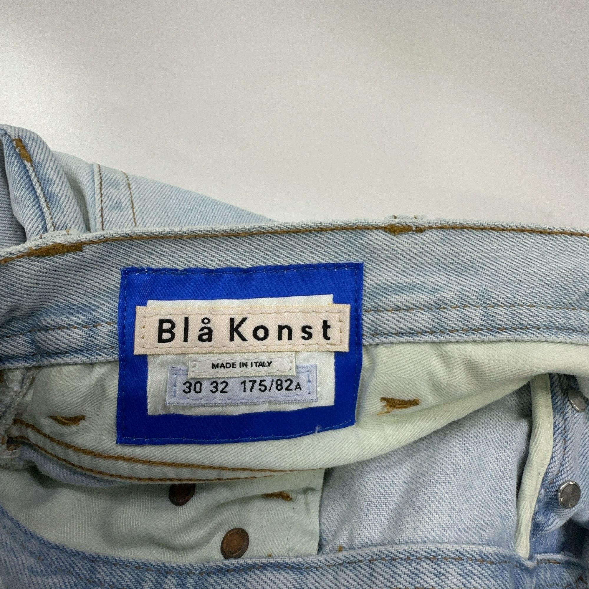 Acne Studios Acne Studios Blå Konst Light Wash Denim Jeans 30 Size US 30 / EU 46 - 4 Thumbnail