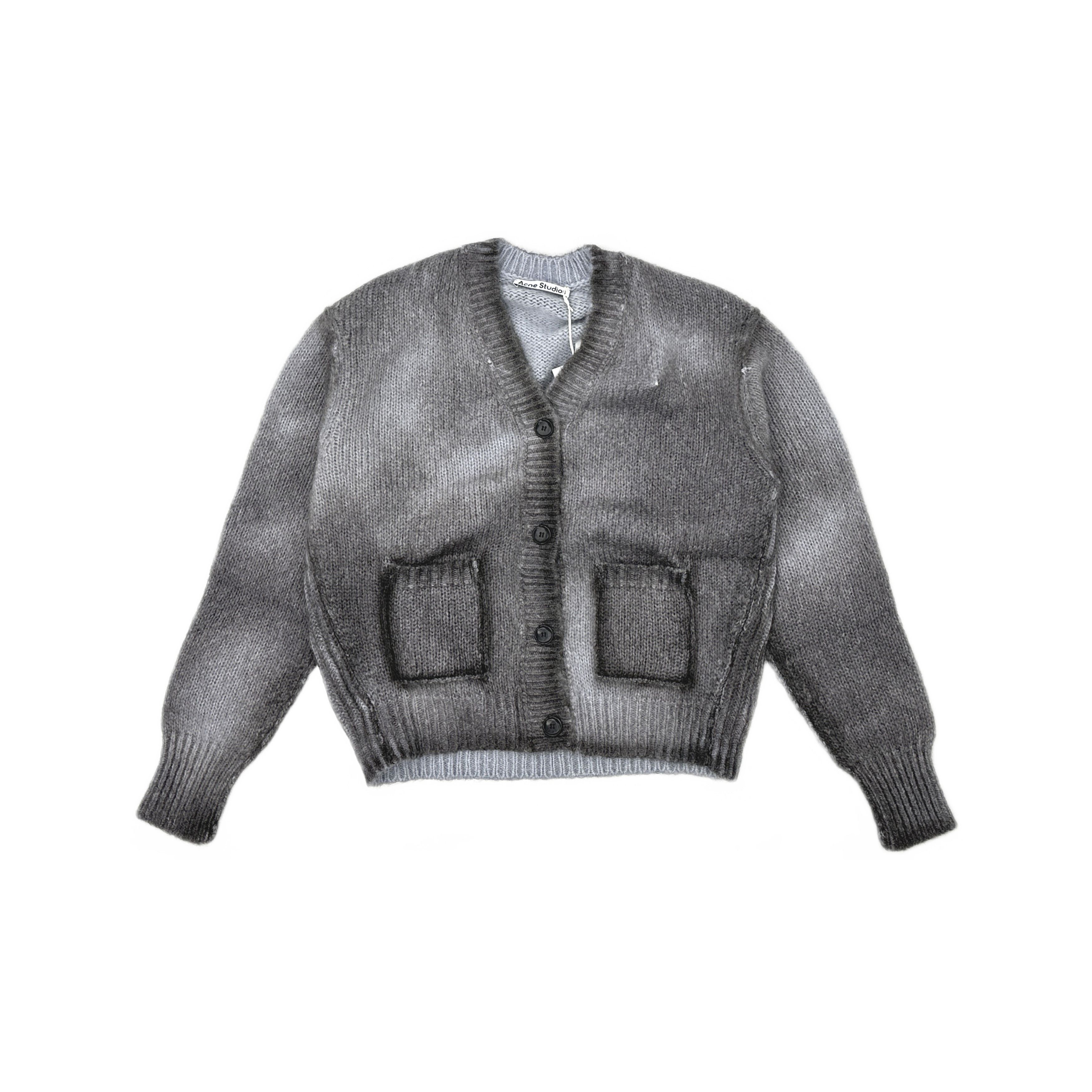 Acne Studios Acne Studios V-Neck Mohair Knit Cardigan Size M Size M / US 6-8 / IT 42-44 - 2 Thumbnail