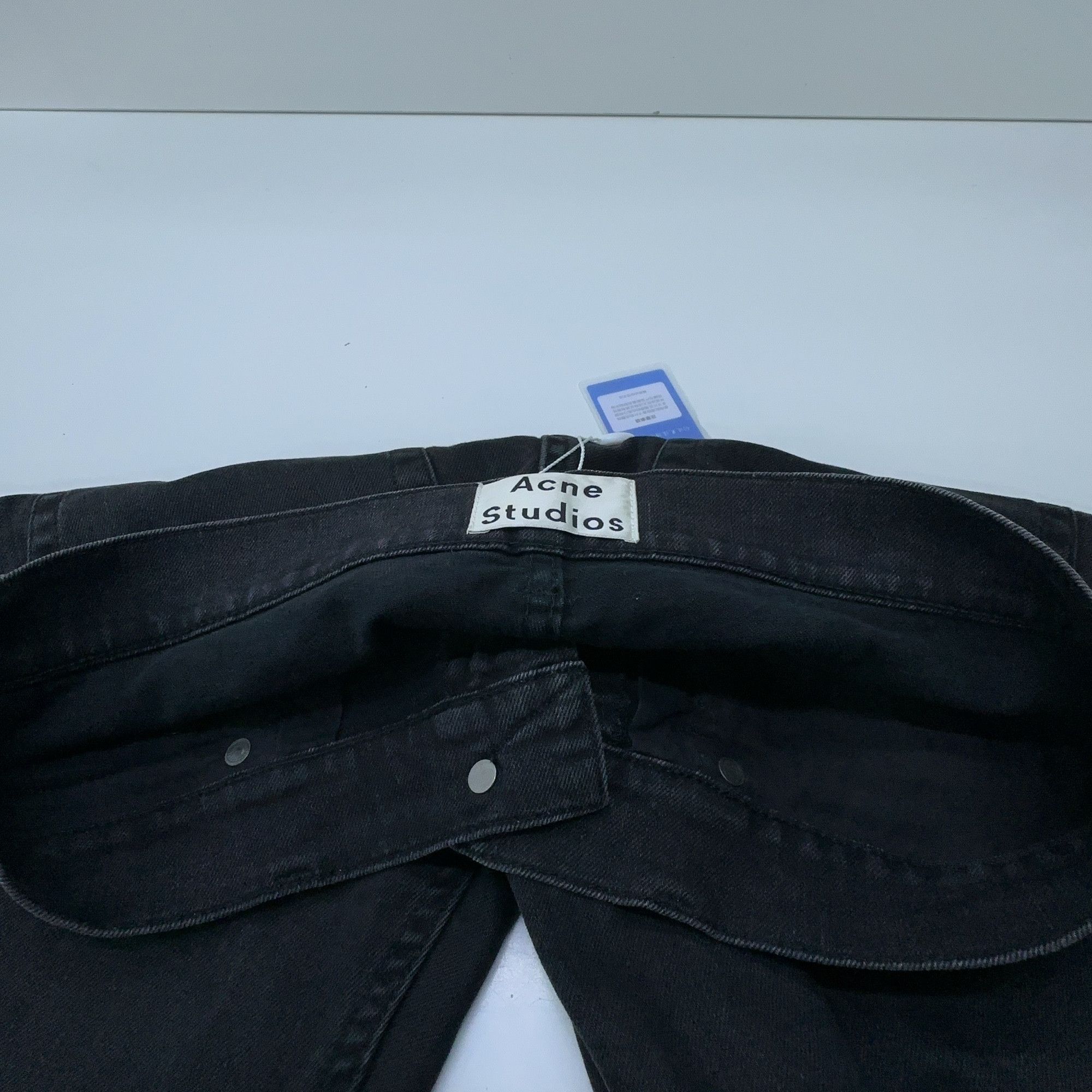 Acne Studios Acne Studios Ace Used Cash Black Denim Jeans 32 Size US 32 / EU 48 - 7 Thumbnail