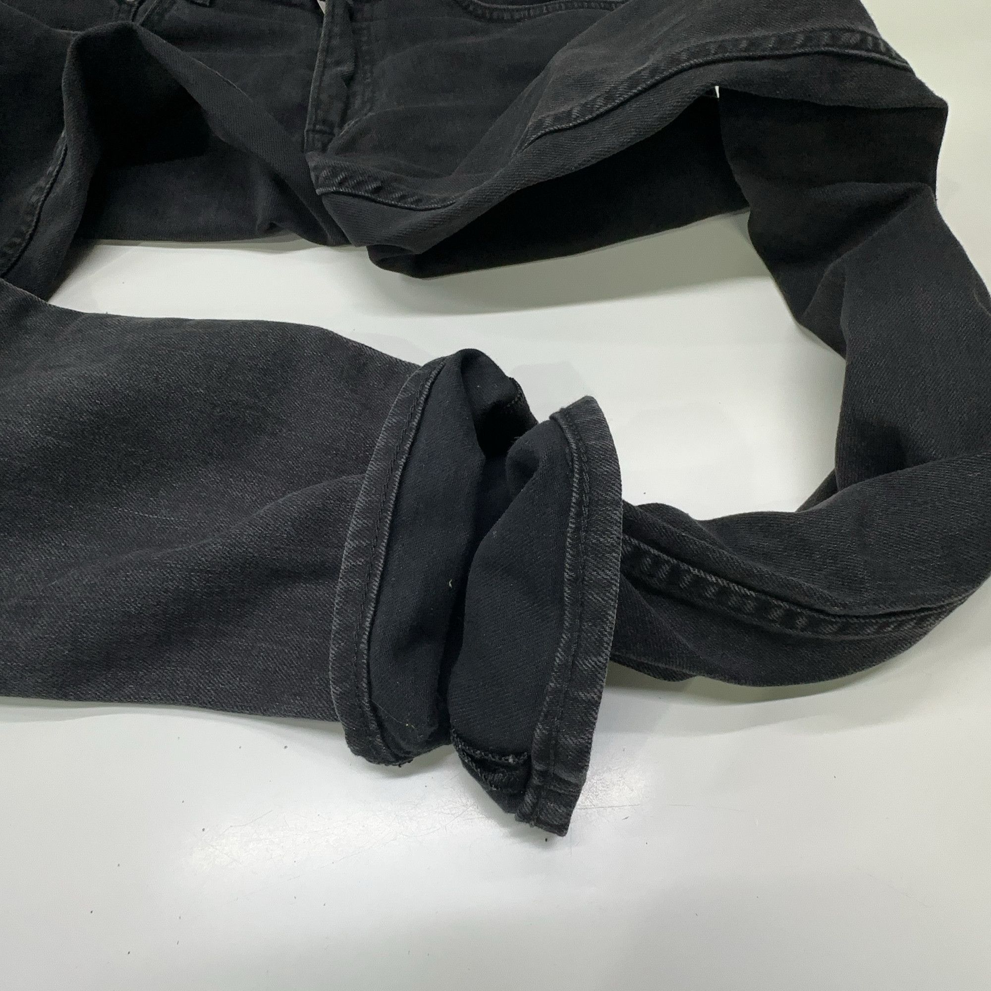 Acne Studios Acne Studios Ace Used Cash Black Denim Jeans 32 Size US 32 / EU 48 - 9 Thumbnail