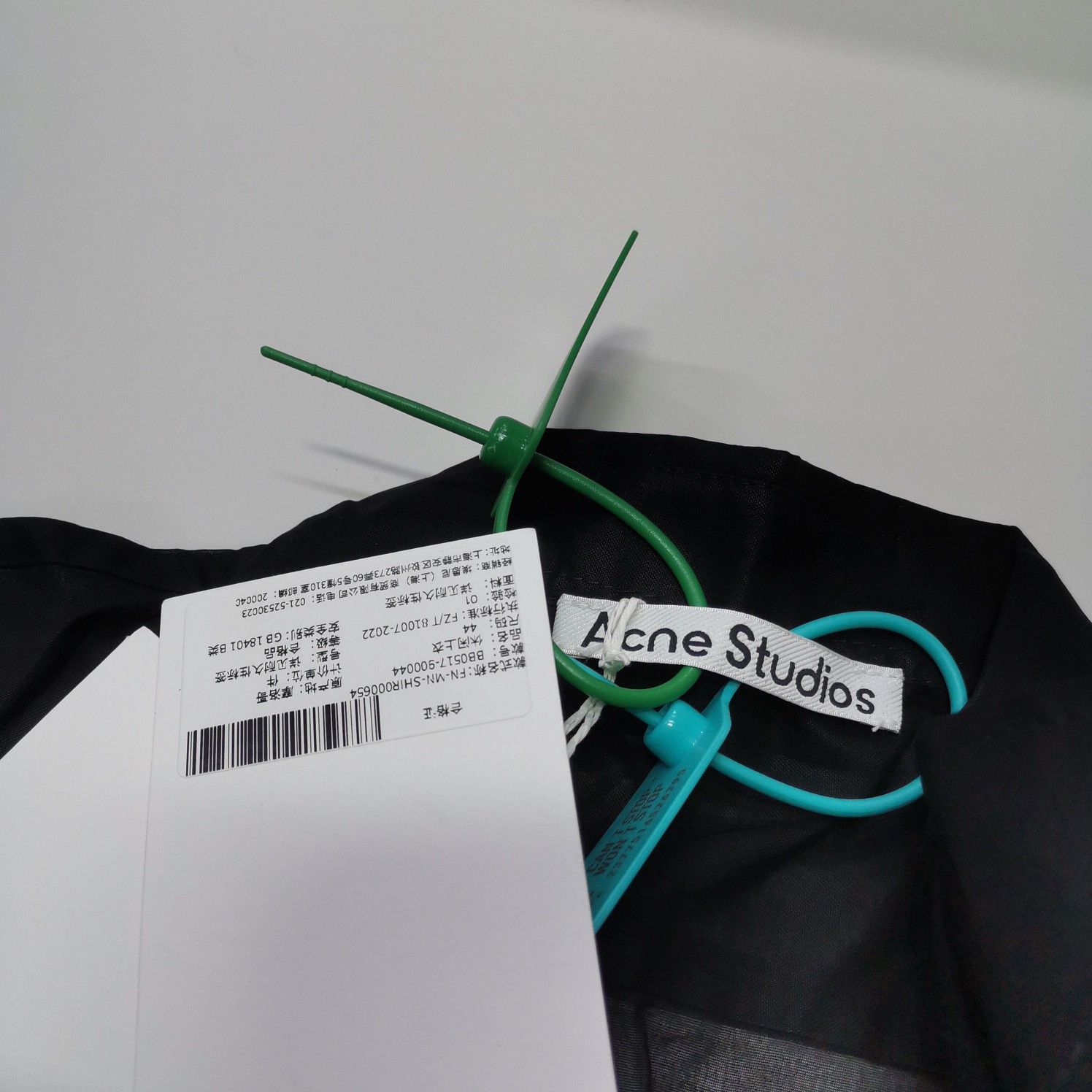 Acne Studios Acne Studios Solid Black Cotton Button Up Shirt 44 Size US S / EU 44-46 / 1 - 5 Thumbnail