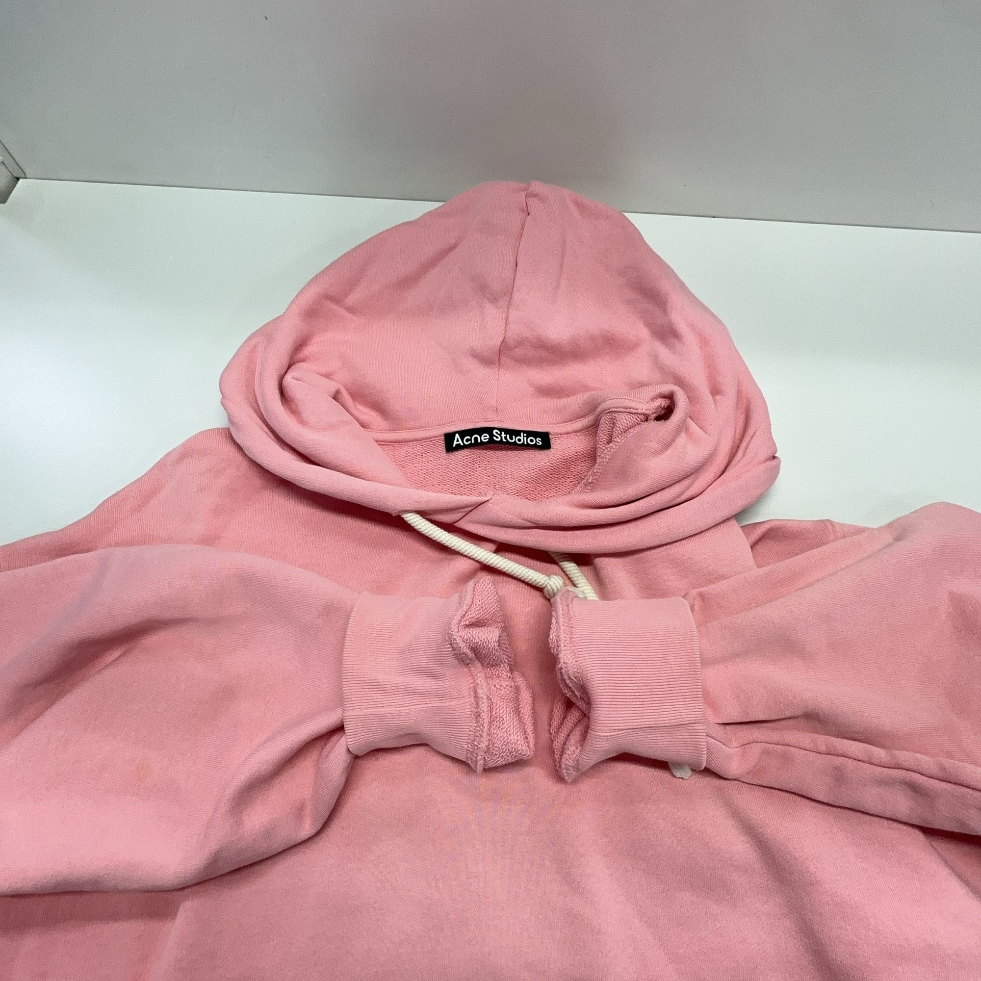 Acne Studios Acne Studios Pink Face Patch Hoodie Size M Size US M / EU 48-50 / 2 - 7 Thumbnail