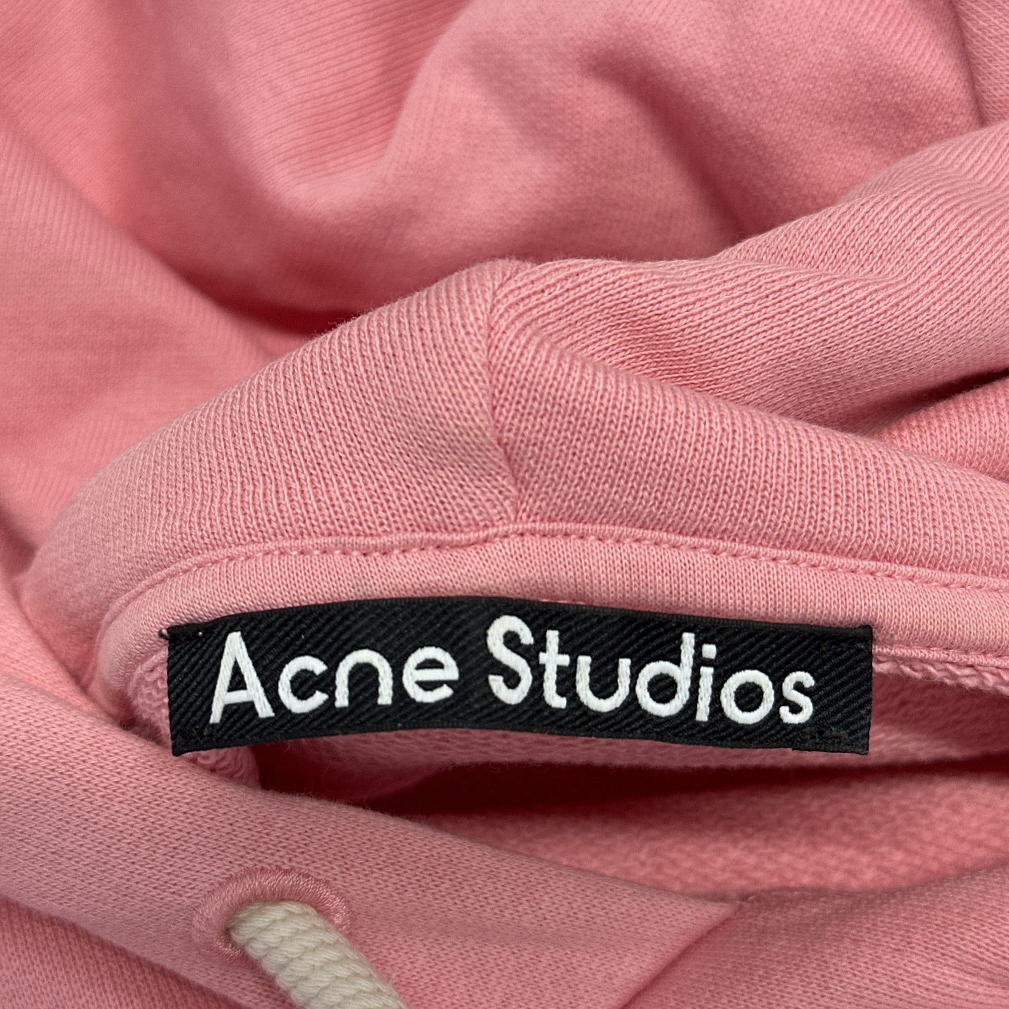Acne Studios Acne Studios Pink Face Patch Hoodie Size M Size US M / EU 48-50 / 2 - 4 Thumbnail
