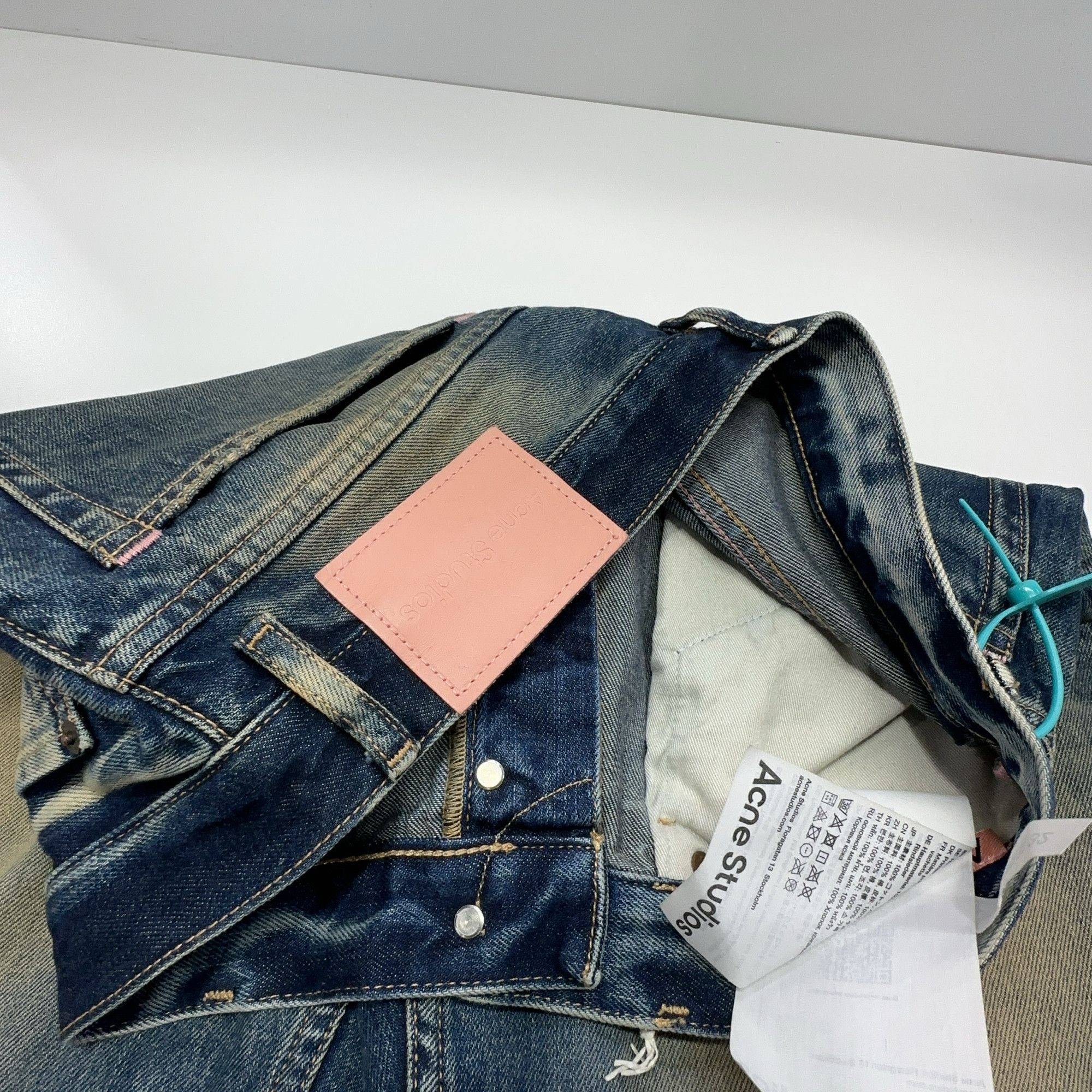 Acne Studios Acne Studios 2021M Indigo Wide Leg Jeans 31 Size US 31 - 7 Thumbnail